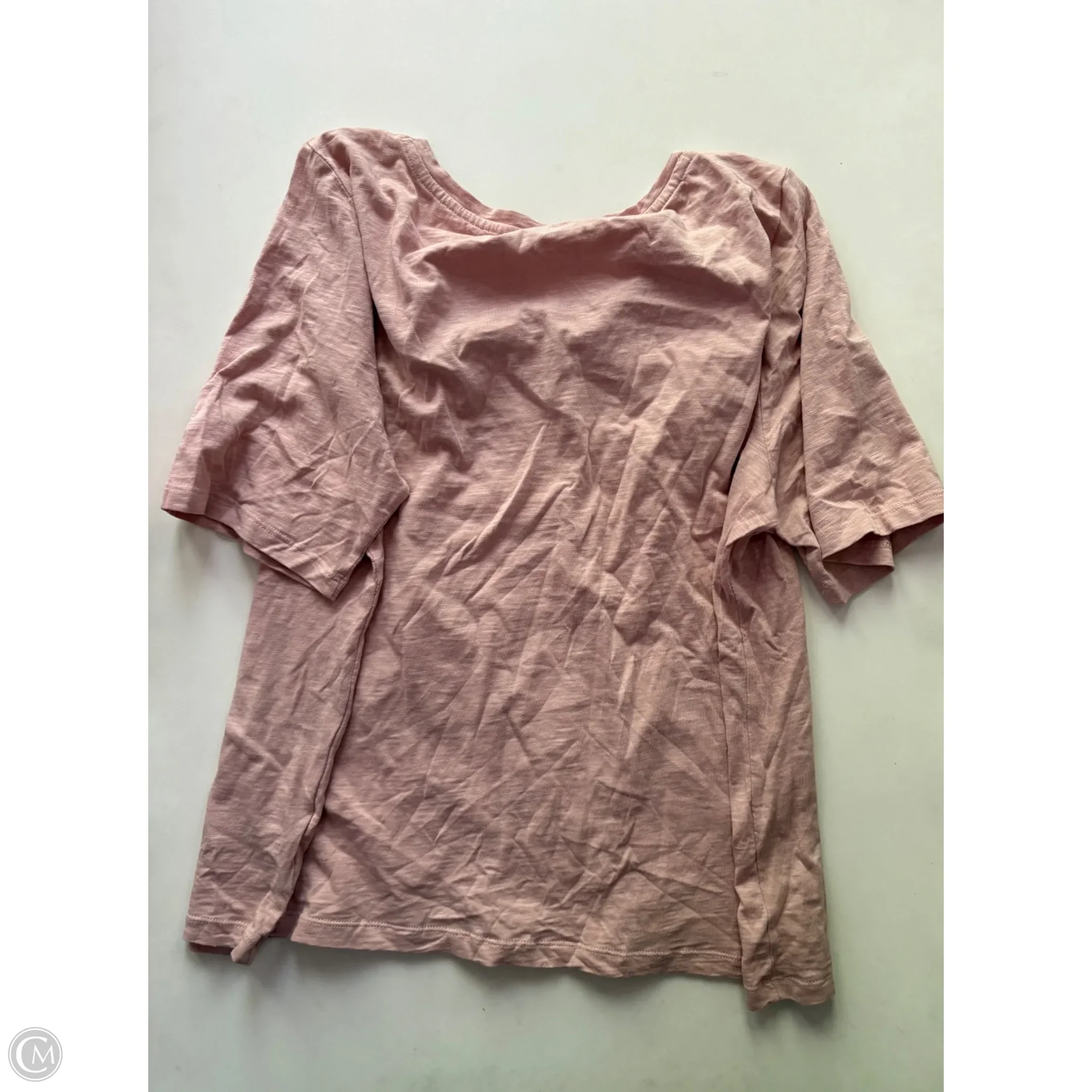Top Short Sleeve By Talbots In Pink, Size: Xl - Image 2