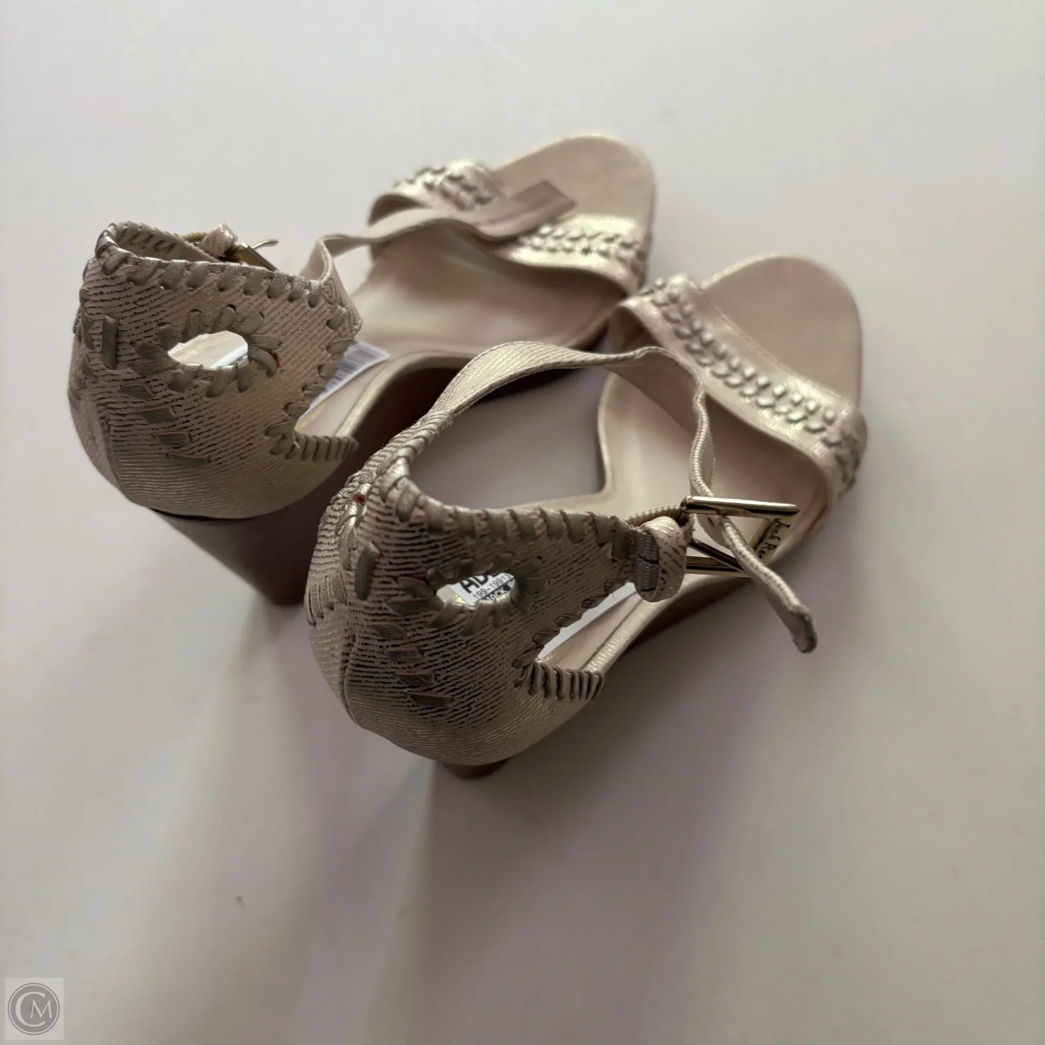 Shoes Heels Block By Jack Rogers In Gold, Size: 8.5 - Image 2