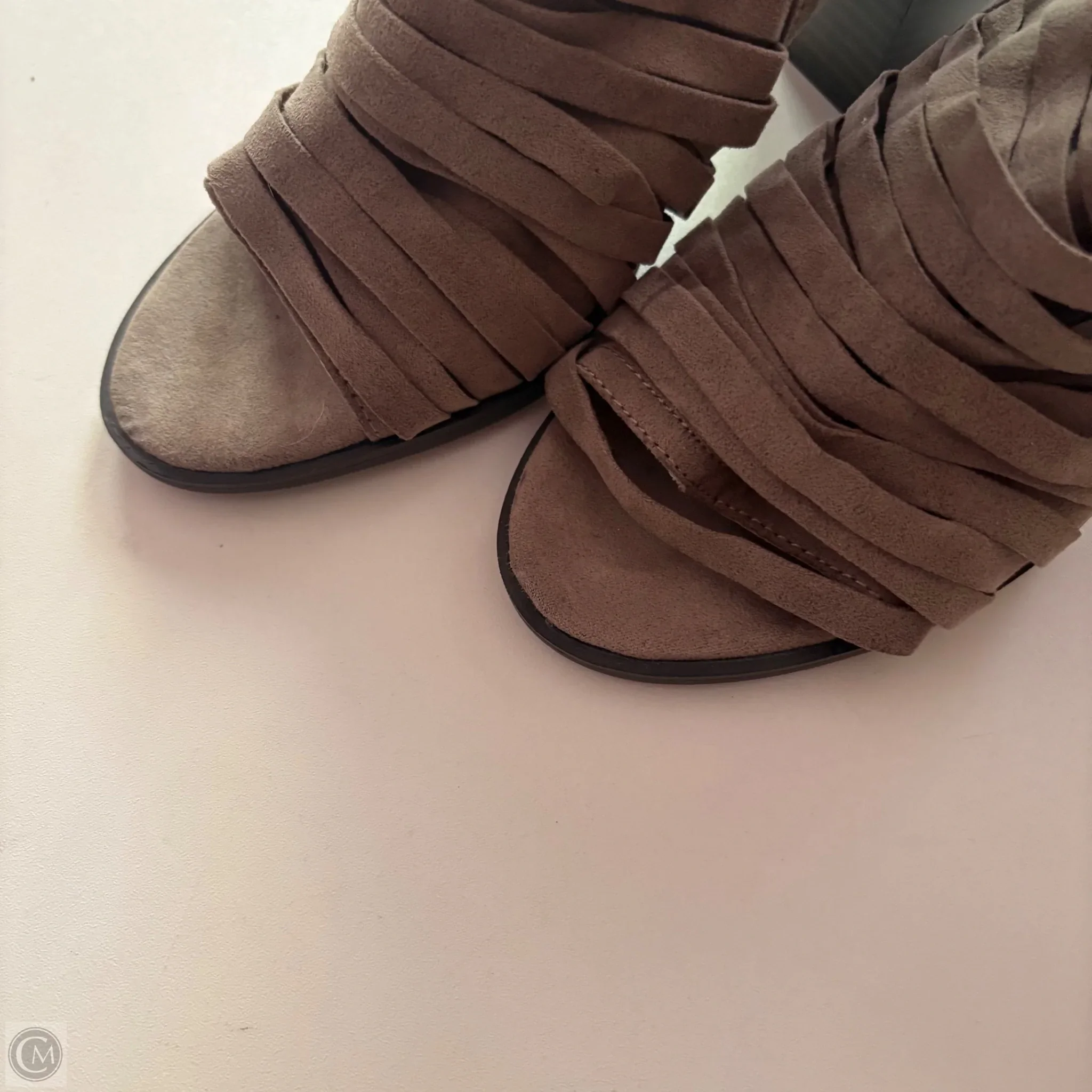 Shoes Heels Block By New Directions In Brown, Size: 8 - Image 2