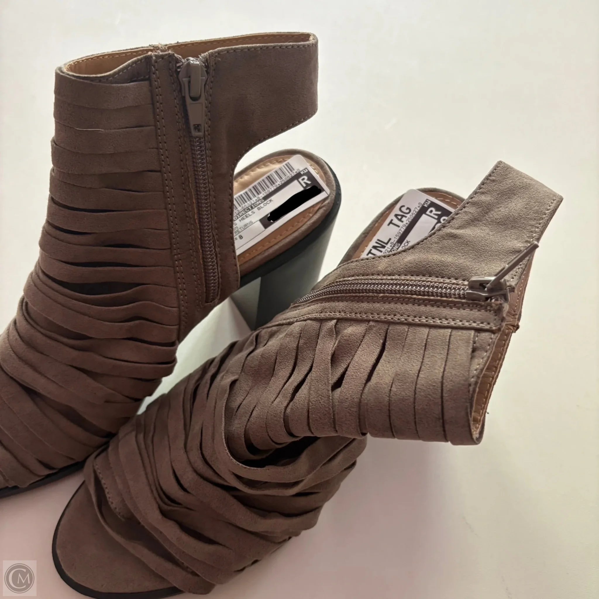 Shoes Heels Block By New Directions In Brown, Size: 8 - Image 3