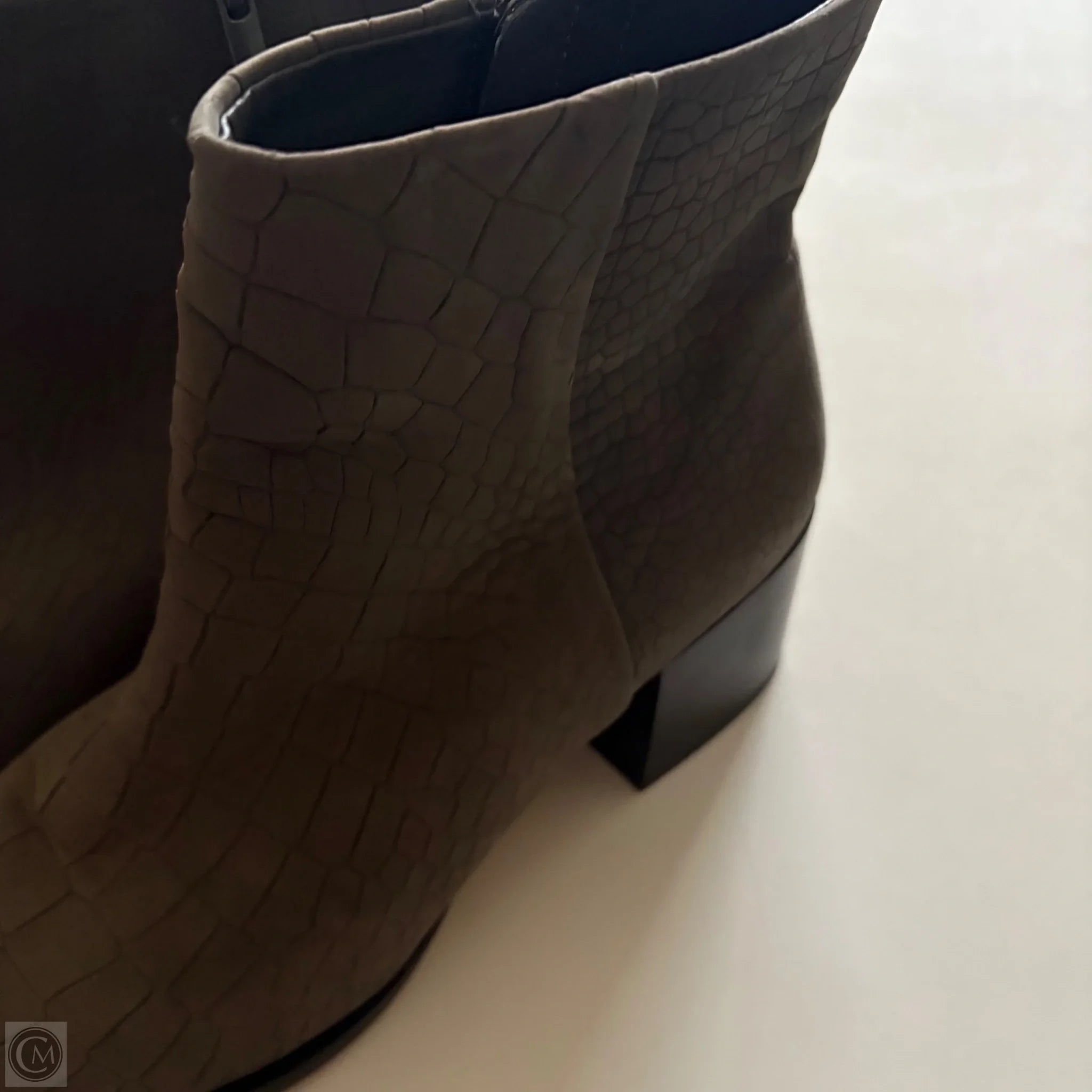 Boots Ankle Heels By Sam Edelman In Grey, Size: 9 - Image 3
