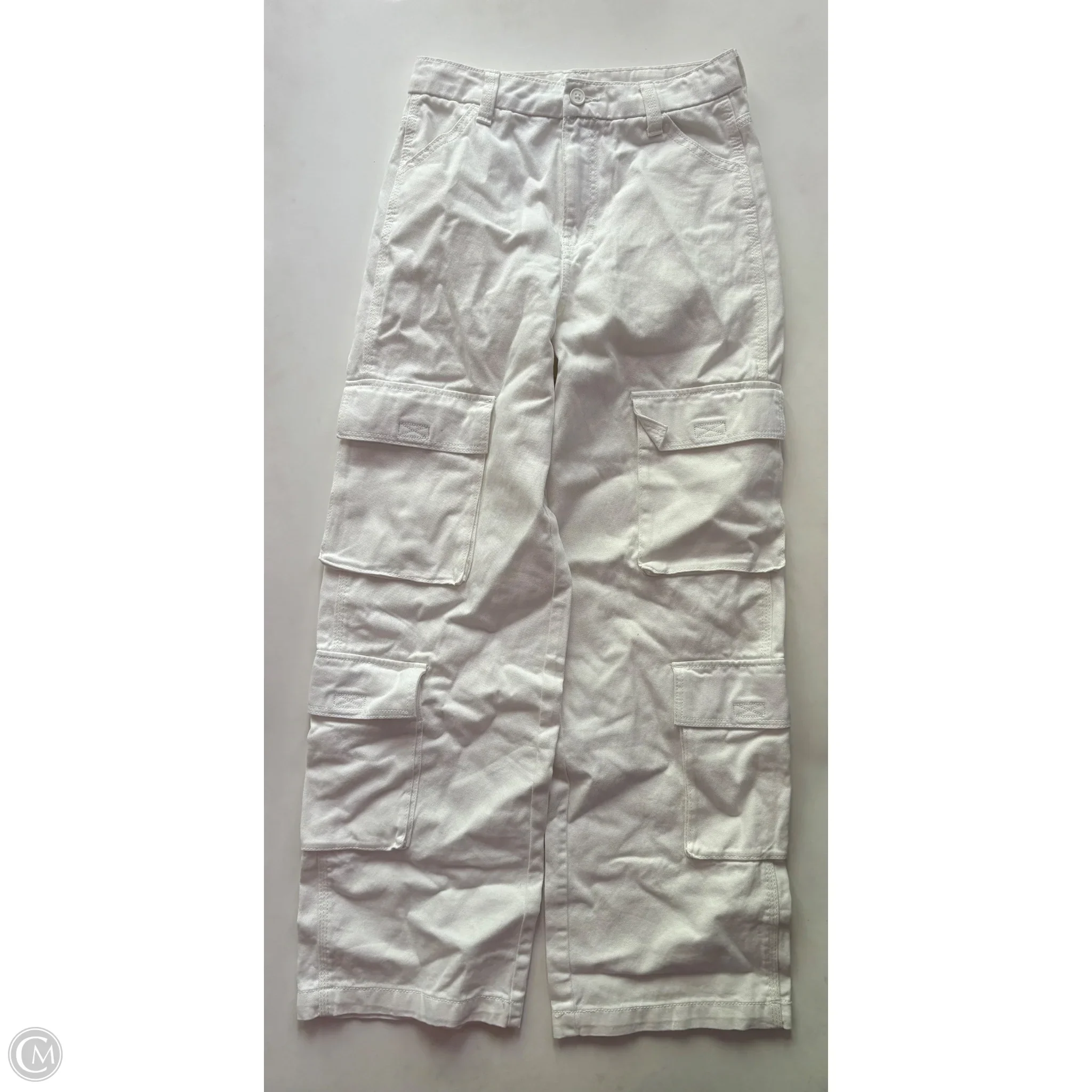 Jeans Wide Leg By Divided In White, Size: 2 - Image 1
