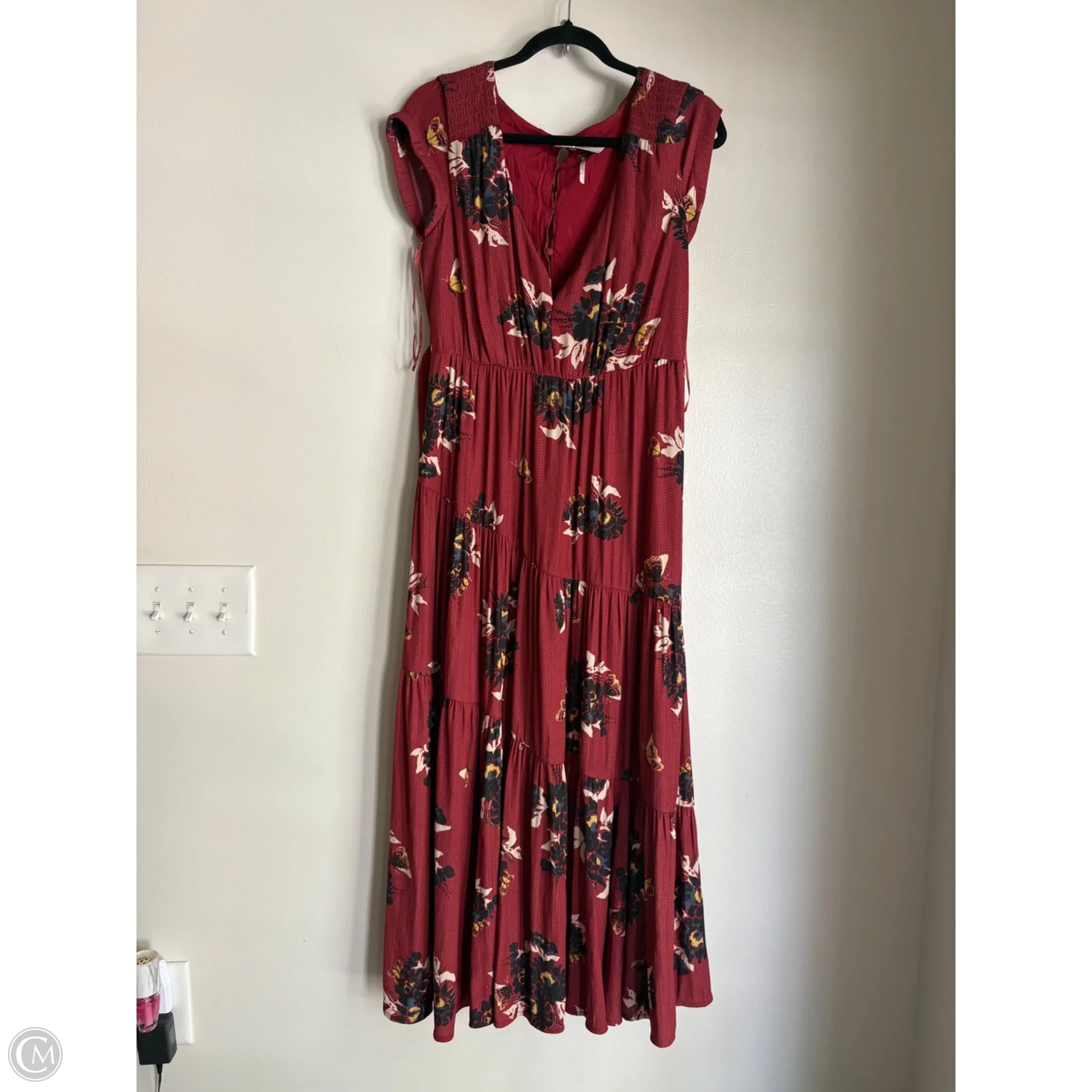 Dress Casual Maxi By Free People In Floral Print, Size: S - Image 1