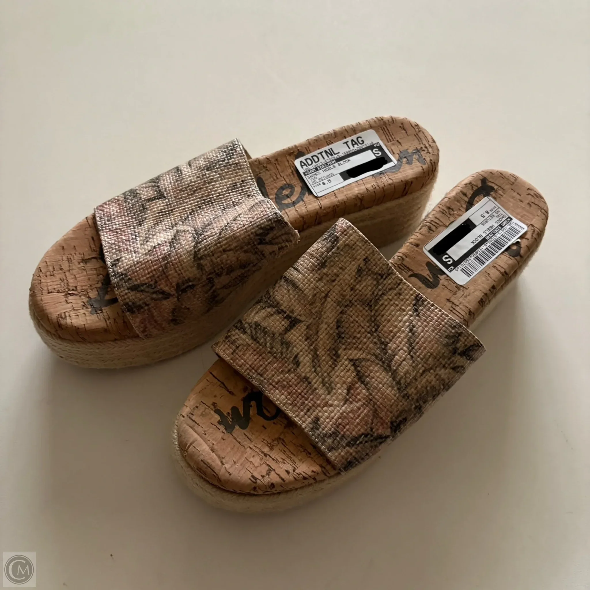Shoes Heels Block By Sam Edelman In Tan, Size: 8.5