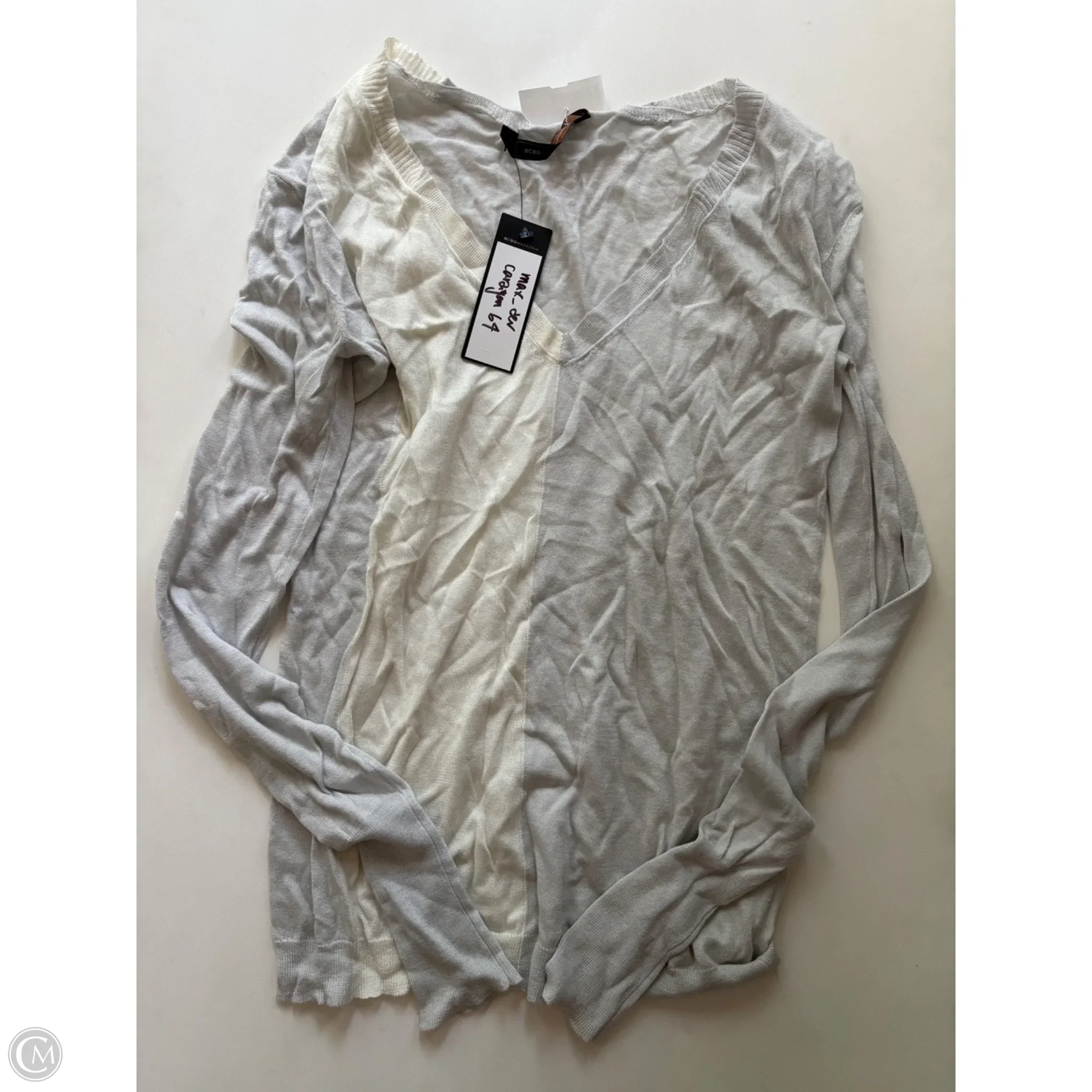 Sweater By Bcbgmaxazria In Grey, Size: S - Image 1