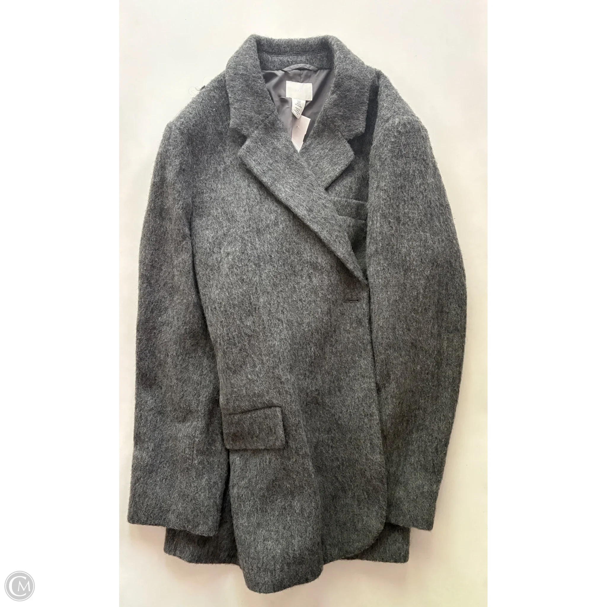 Coat Peacoat By H&m In Grey, Size: S - Image 1