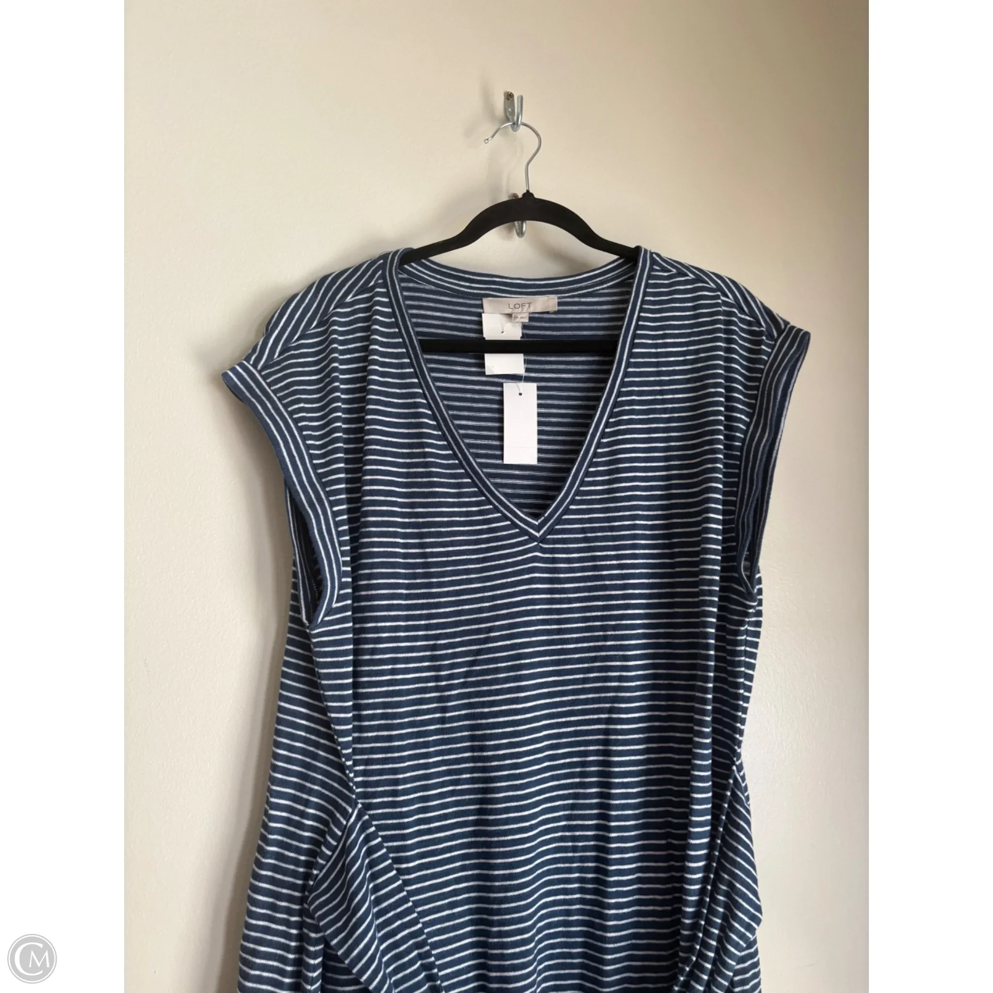 Dress Work By Loft In Striped Pattern, Size: 2x - Image 3