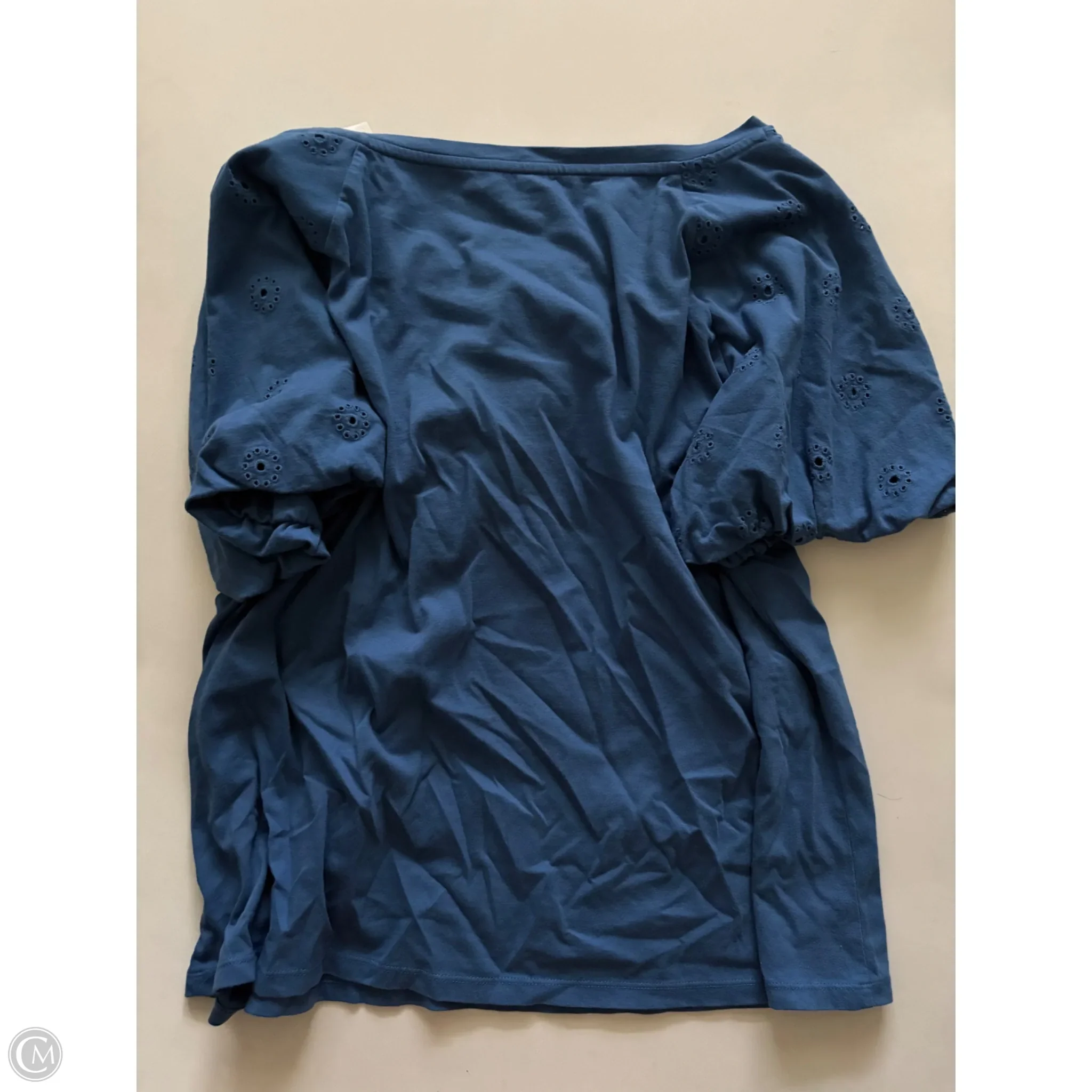 Top Short Sleeve By Crown And Ivy In Blue, Size: 2x - Image 2