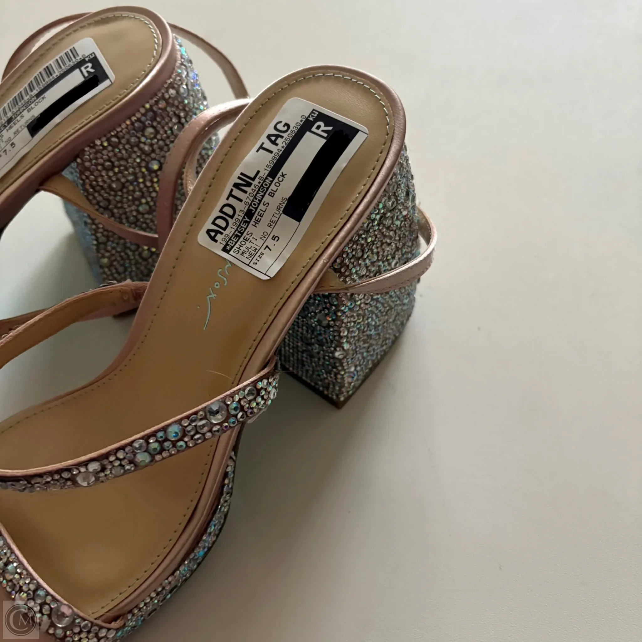 Shoes Heels Block By Betsey Johnson In Multi-colored, Size: 7.5 - Image 3