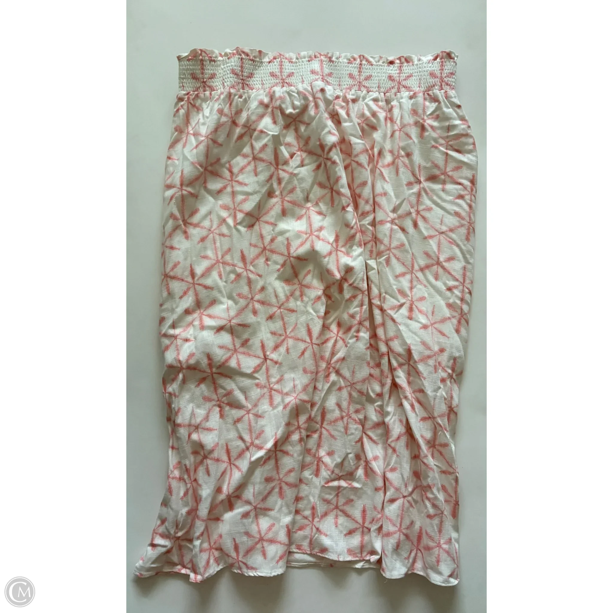 Skirt Maxi By Loft In Cream & Orange, Size: 16 - Image 2