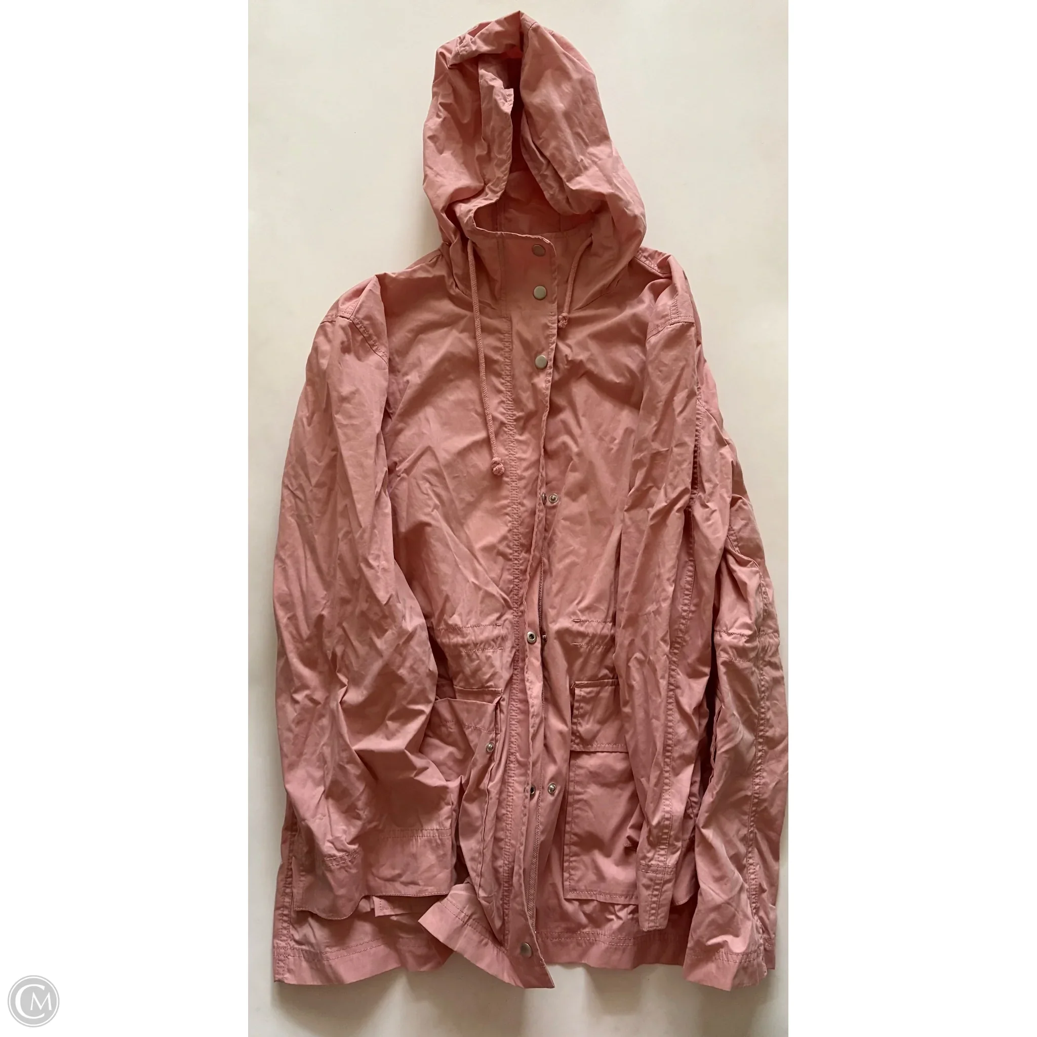Jacket Windbreaker By Madewell In Pink, Size: Xl - Image 1
