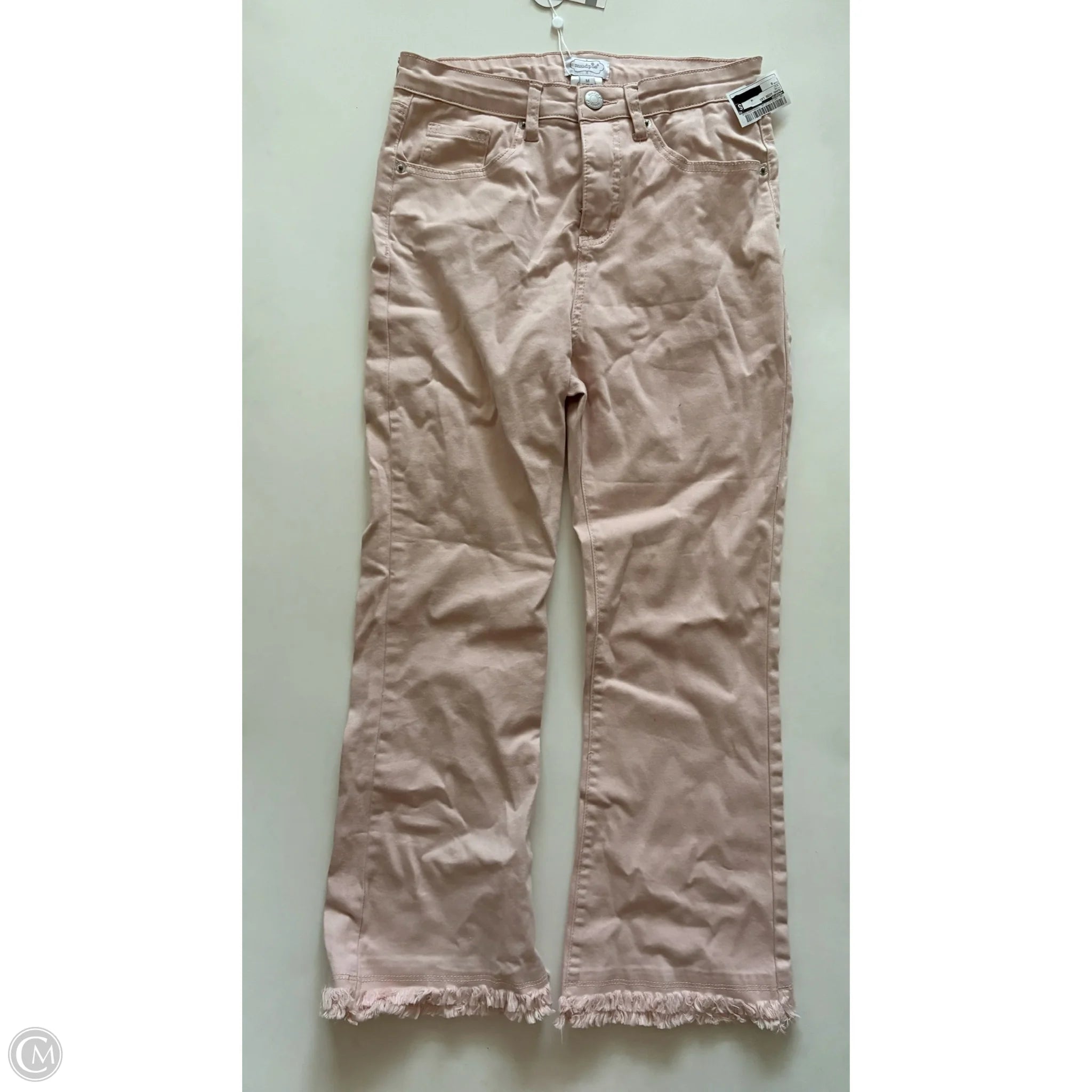 Jeans Wide Leg By Mudpie In Pink, Size: 8 - Image 1