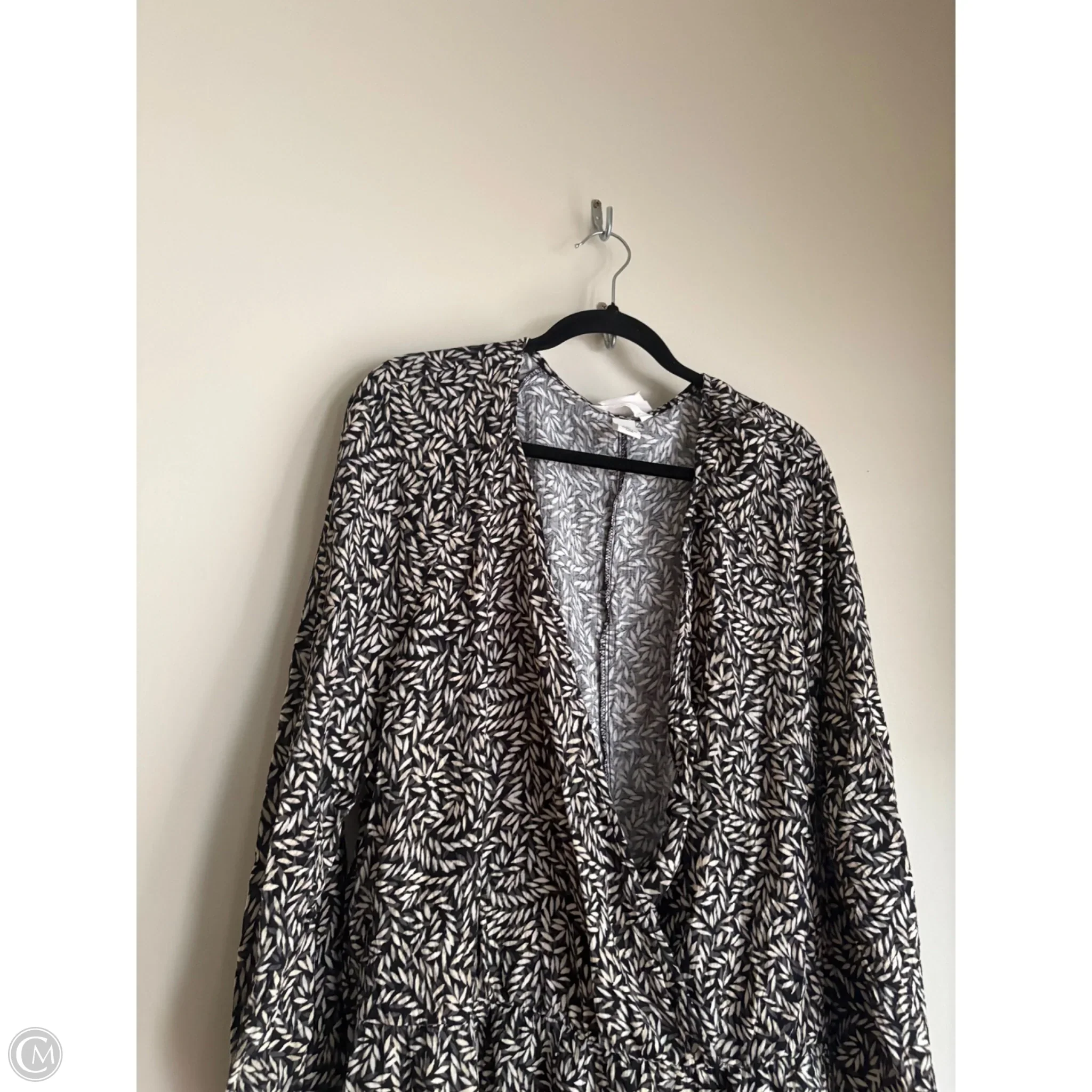 Dress Casual Midi By H&m In Black & Tan, Size: 2x - Image 3