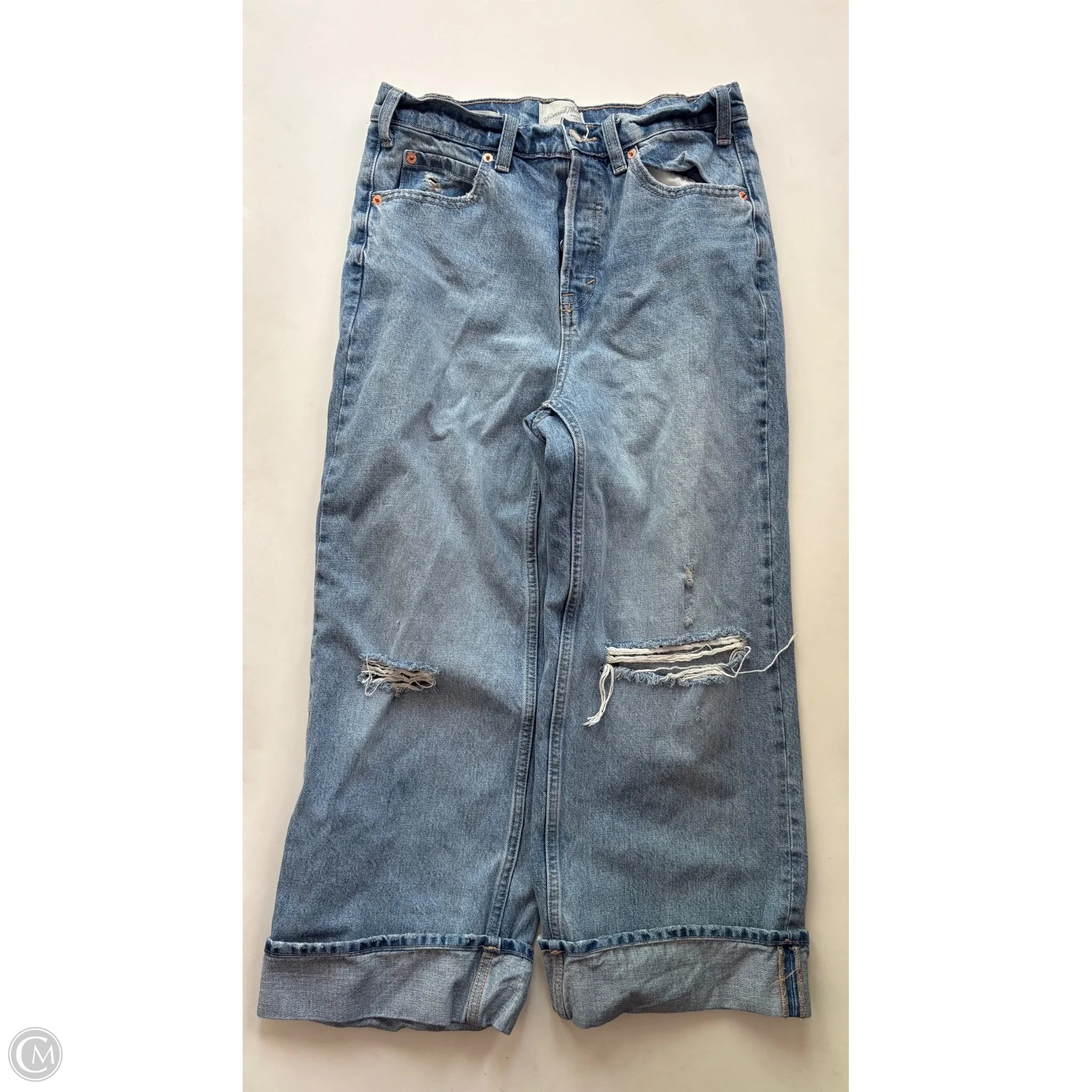 Jeans Cropped By Universal Thread In Blue, Size: 4 - Image 1