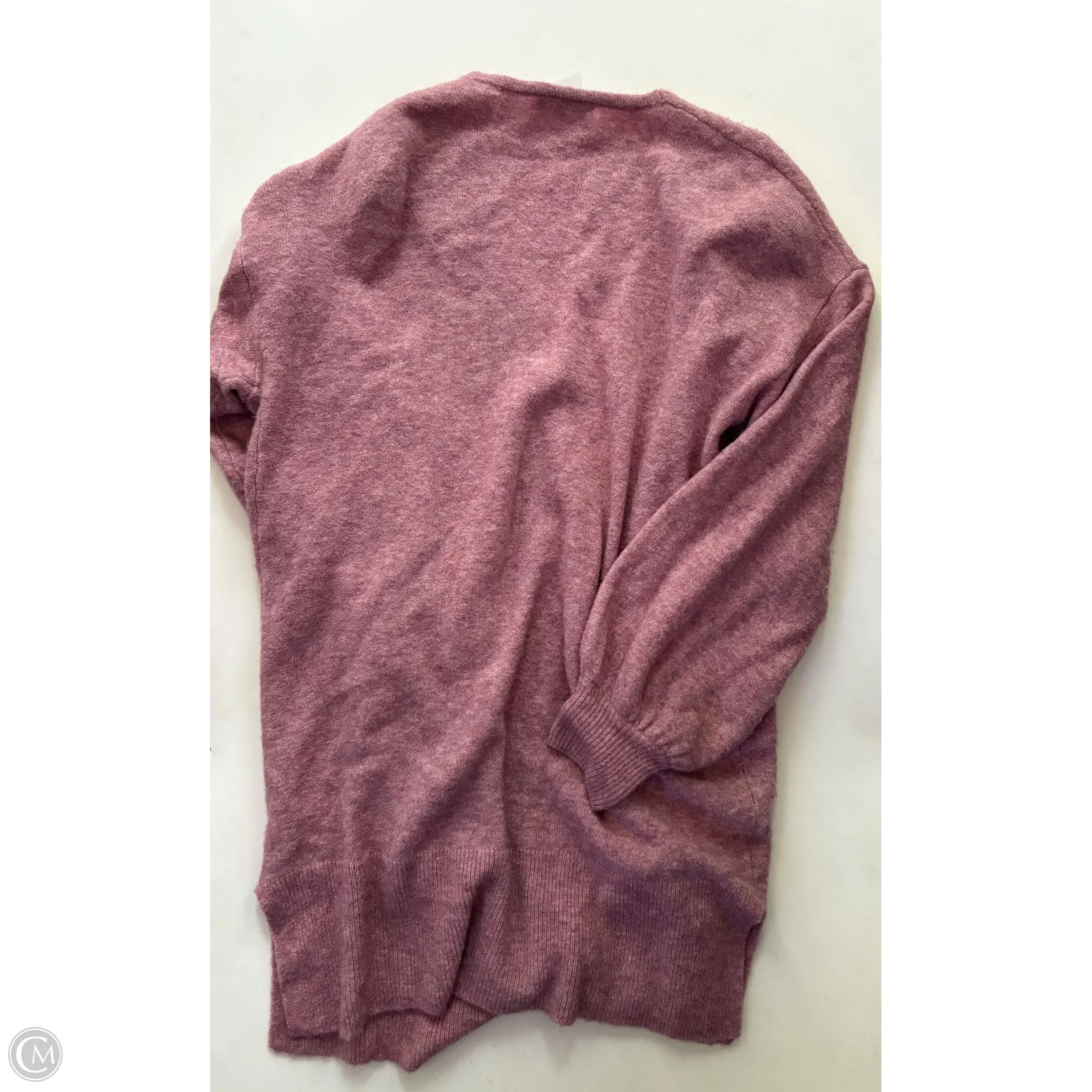 Sweater Cardigan By Madewell In Pink, Size: L - Image 2