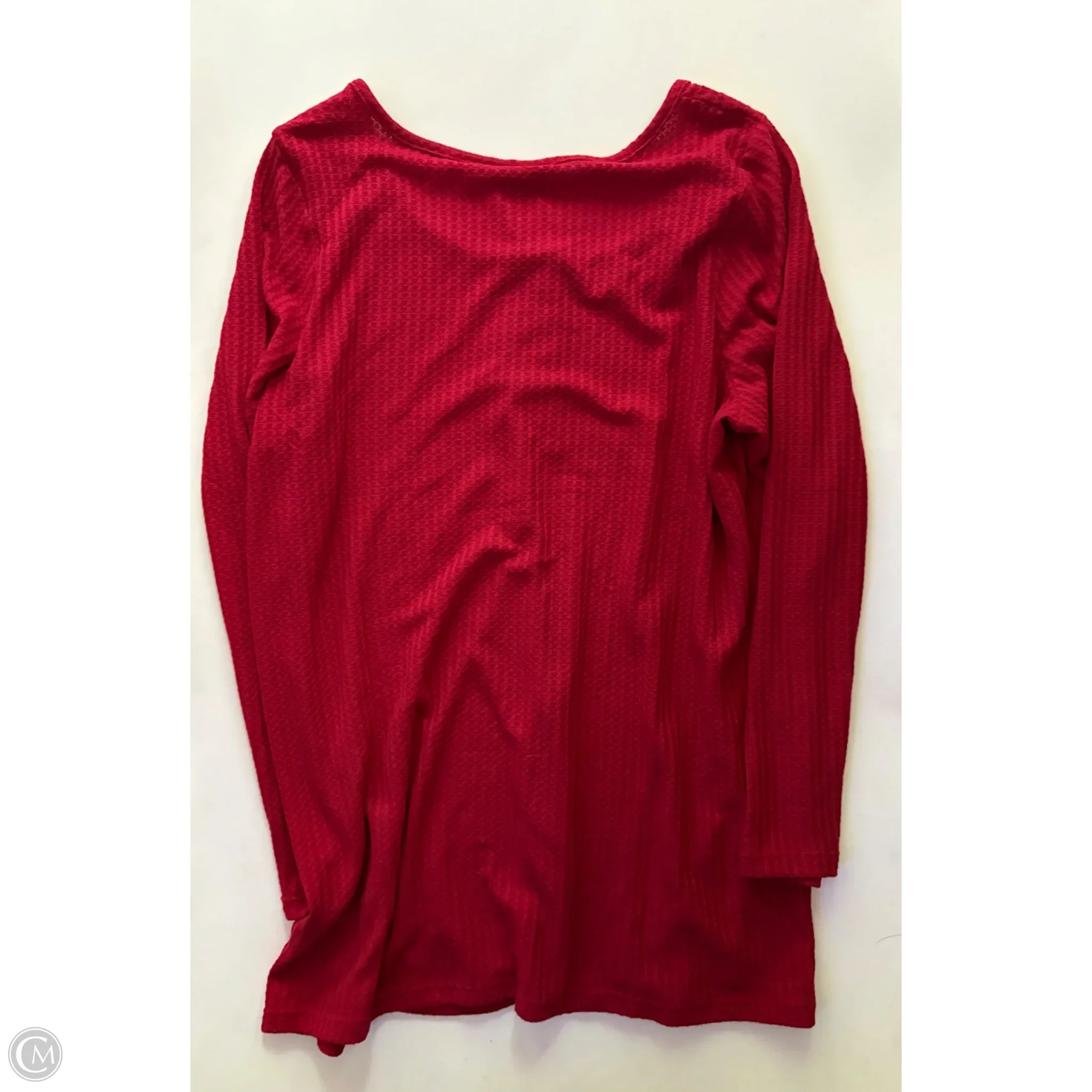 Top Long Sleeve By Torrid In Red, Size: 3x - Image 2