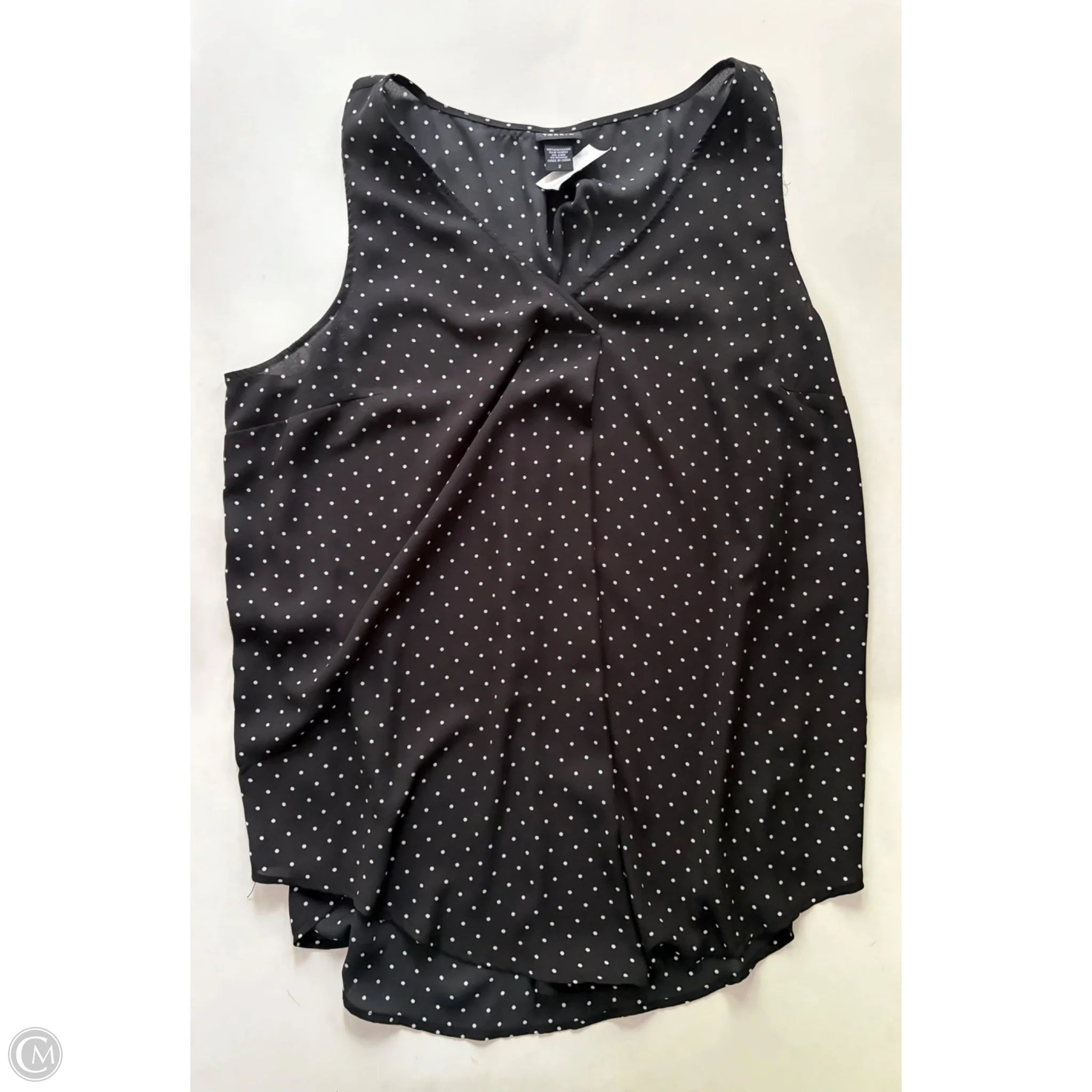 Blouse Sleeveless By Torrid In Polkadot Pattern, Size: 2x - Image 1