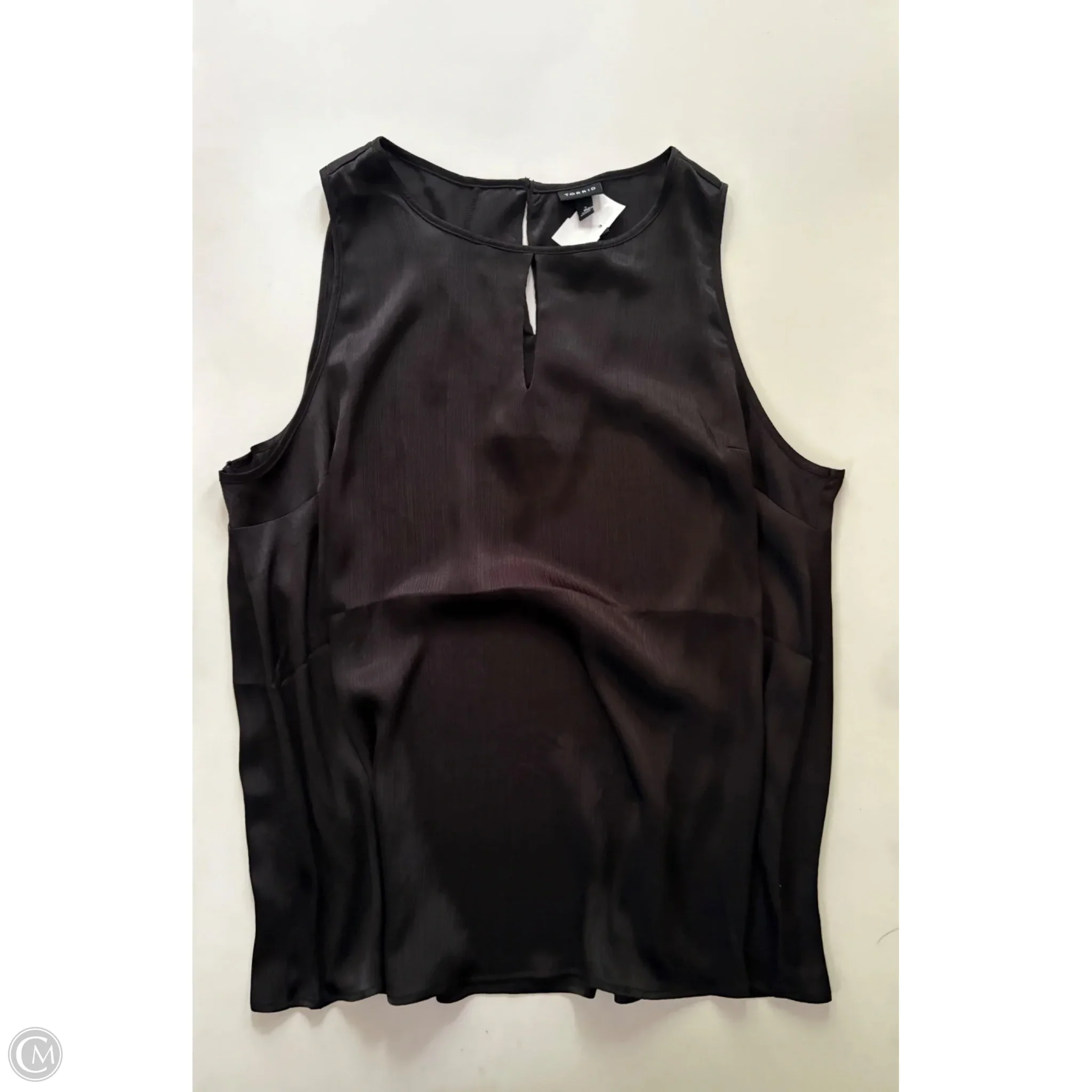 Blouse Sleeveless By Torrid In Black, Size: 2x - Image 1