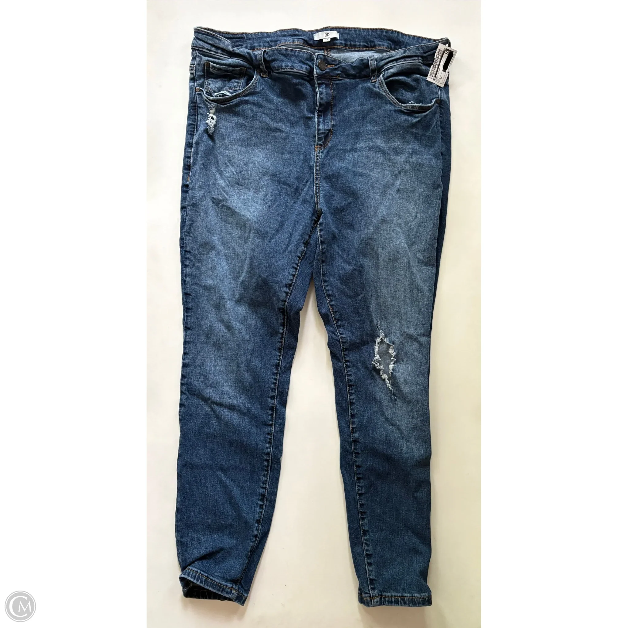 Jeans Skinny By Bp In Blue, Size: 18 - Image 1