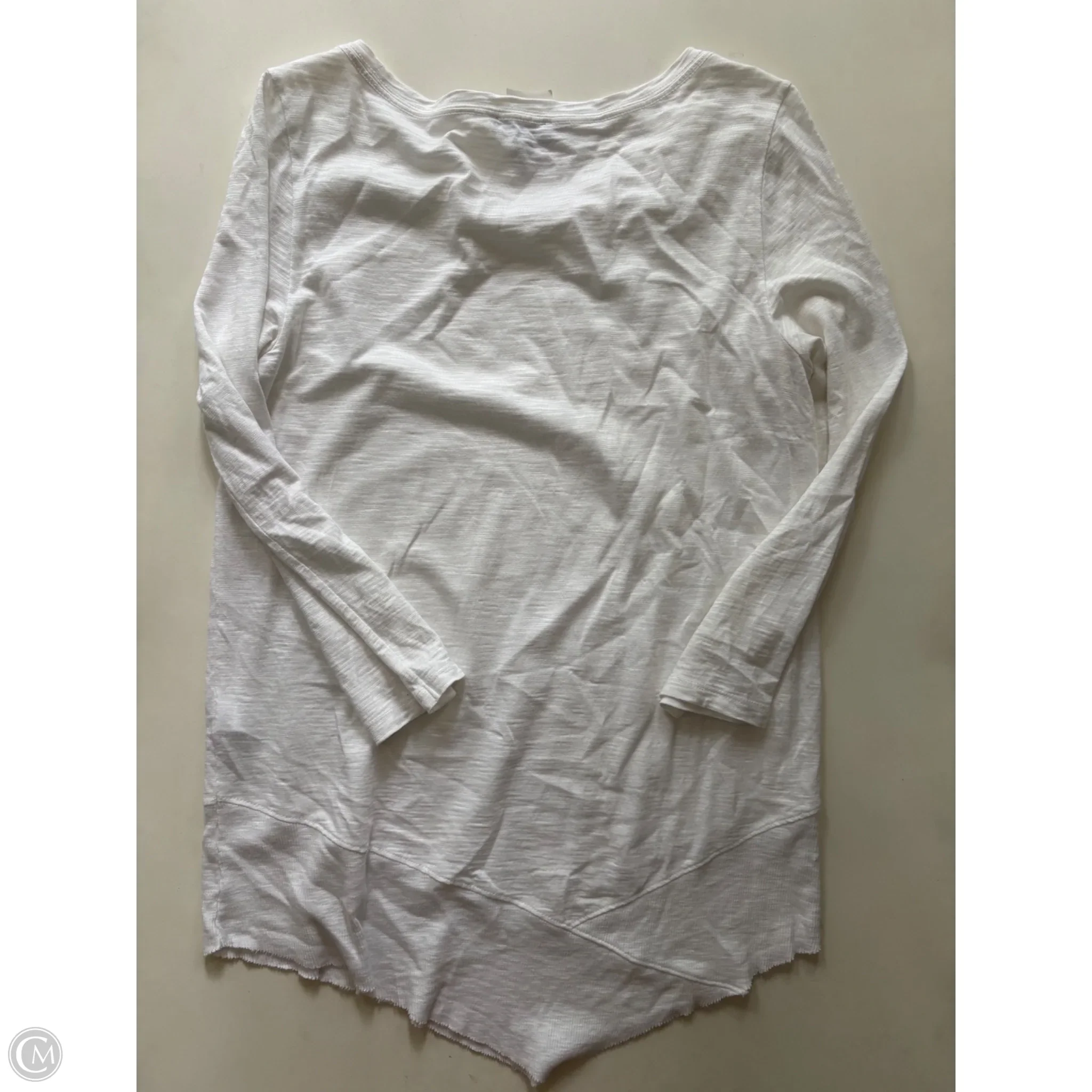 Top Long Sleeve By Lilla P In White, Size: S - Image 2