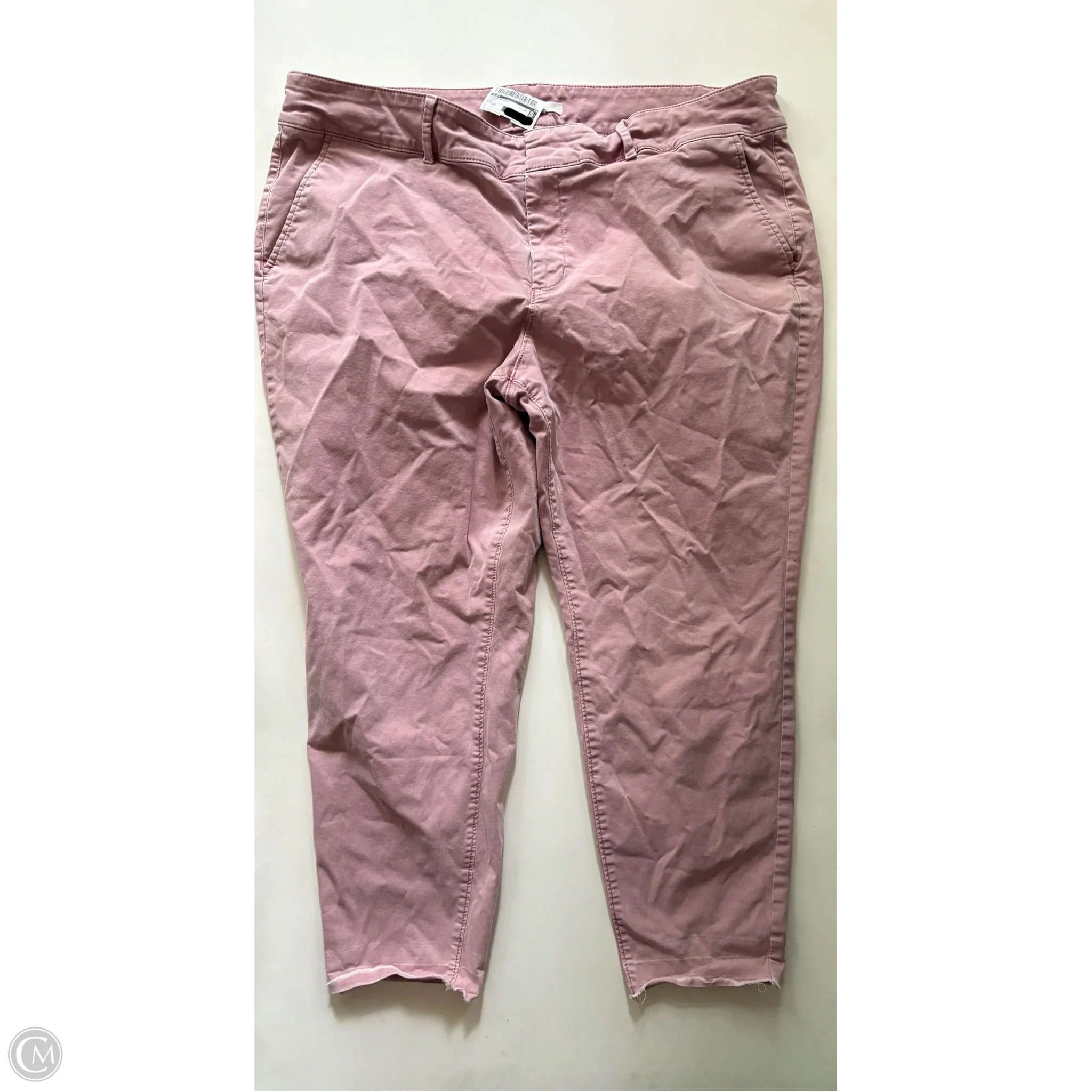 Jeans Skinny By Loft In Pink, Size: 20 - Image 1