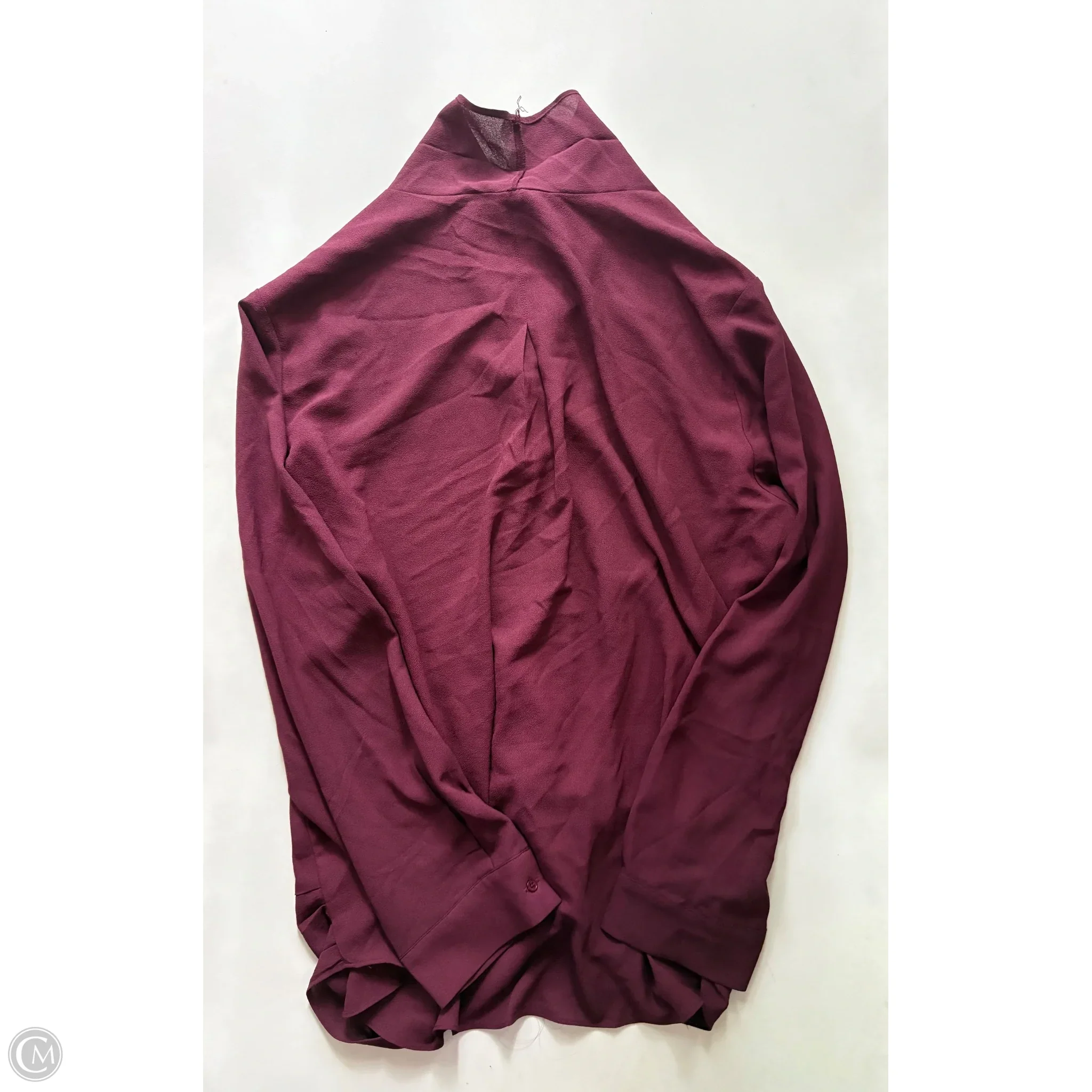 Blouse Long Sleeve By Mittoshop In Maroon, Size: 2x - Image 2
