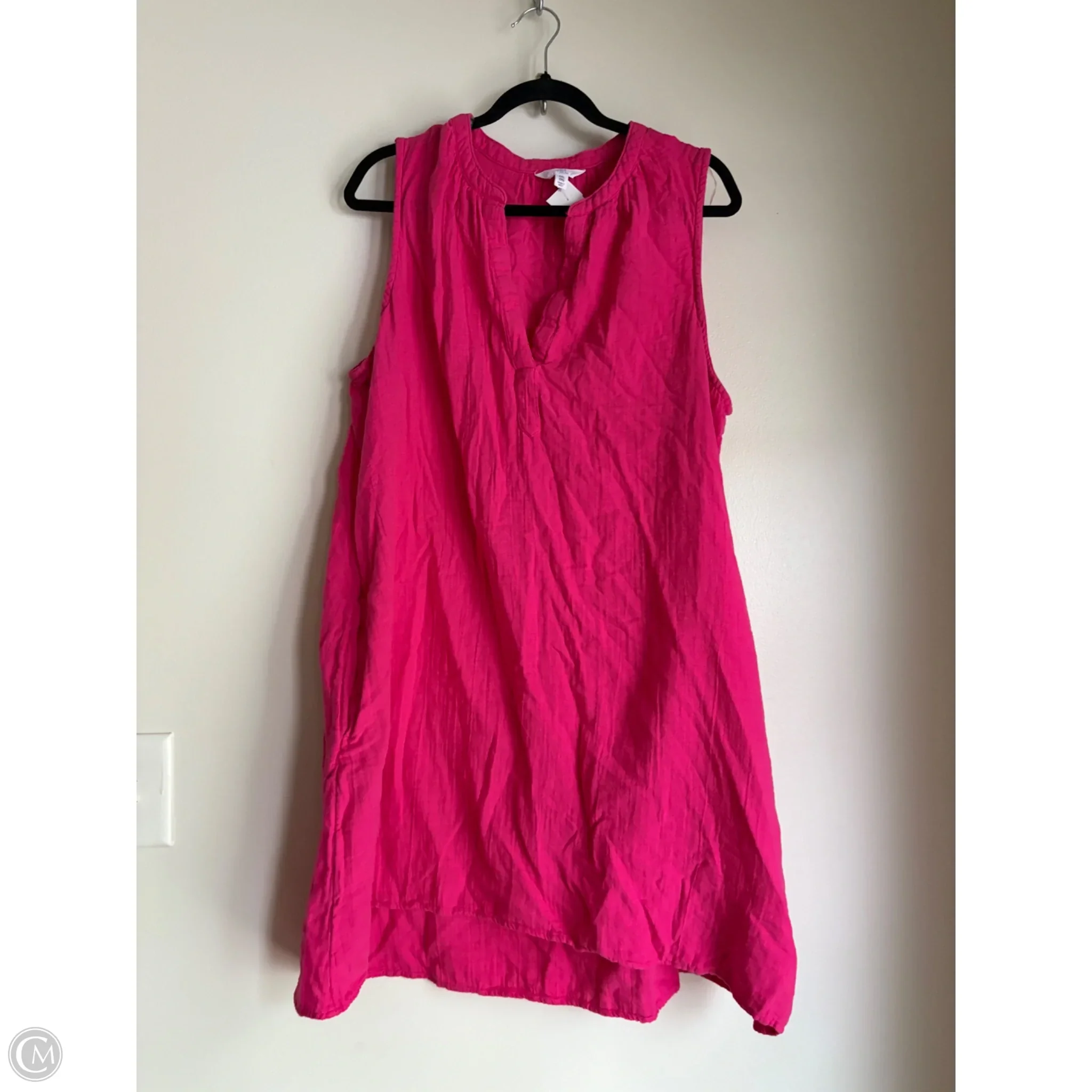 Dress Casual Maxi By Time And Tru In Pink, Size: 2x - Image 1