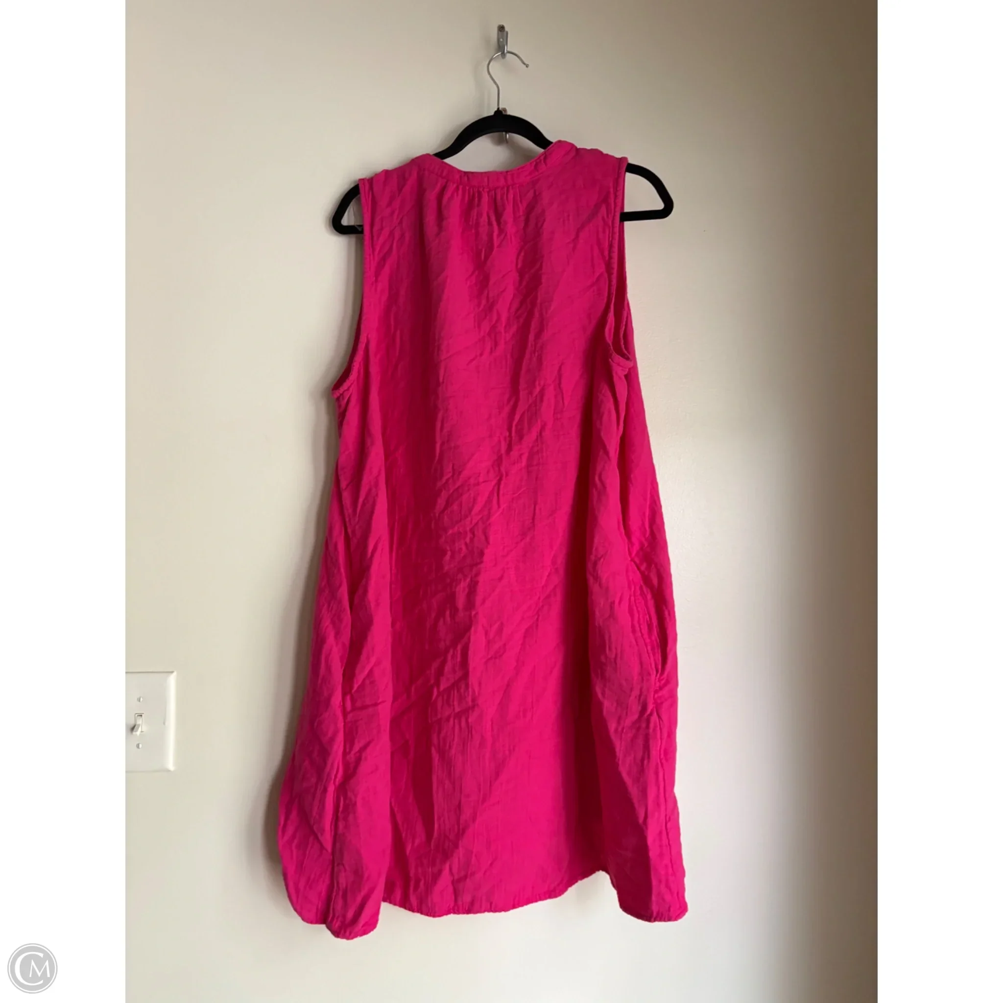 Dress Casual Maxi By Time And Tru In Pink, Size: 2x - Image 2