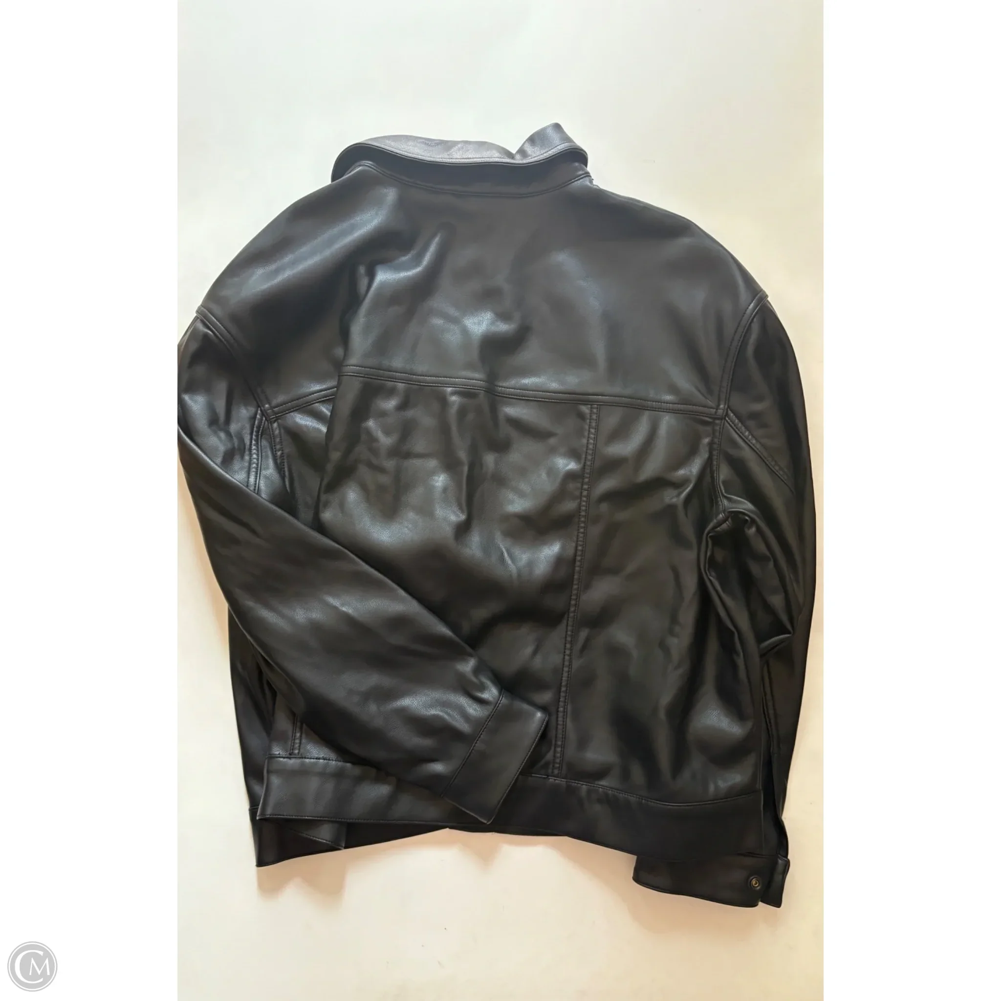 Jacket Moto By Calvin Klein In Black, Size: Xl - Image 2