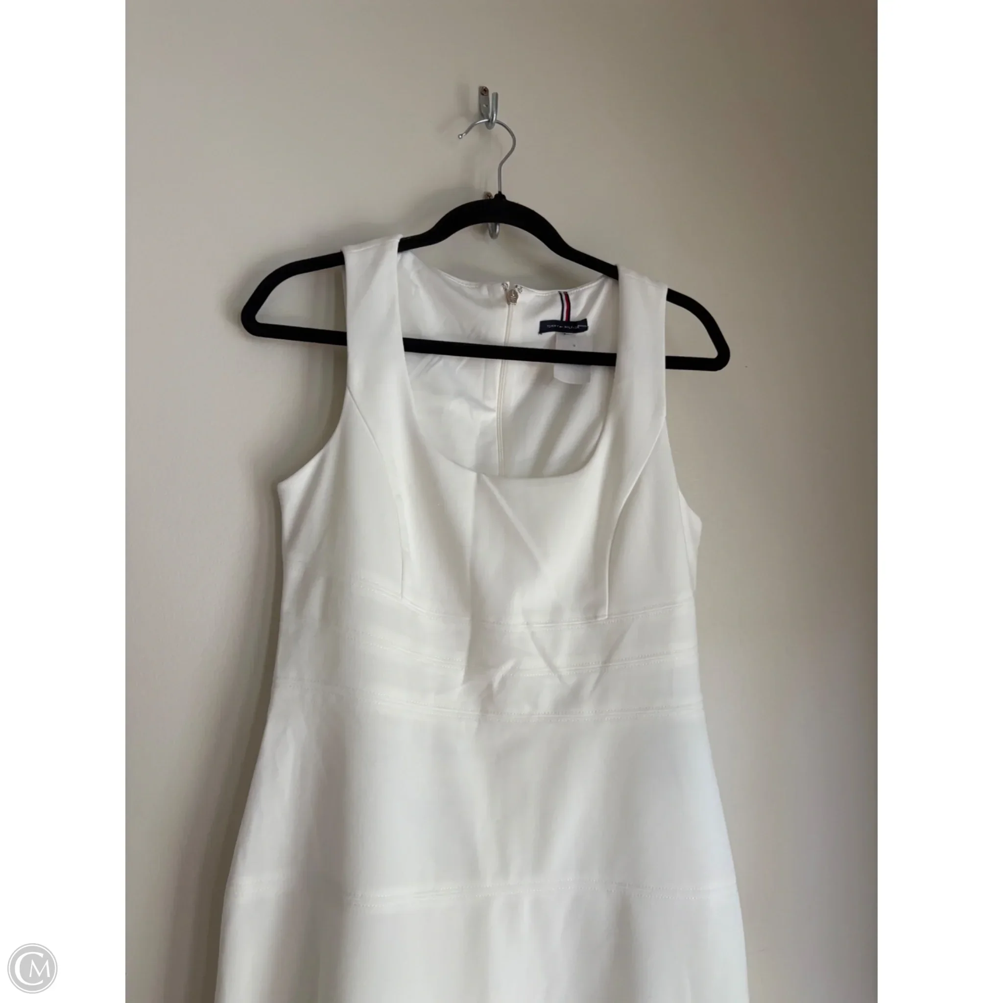 Dress Casual Midi By Tommy Hilfiger In White, Size: M - Image 3