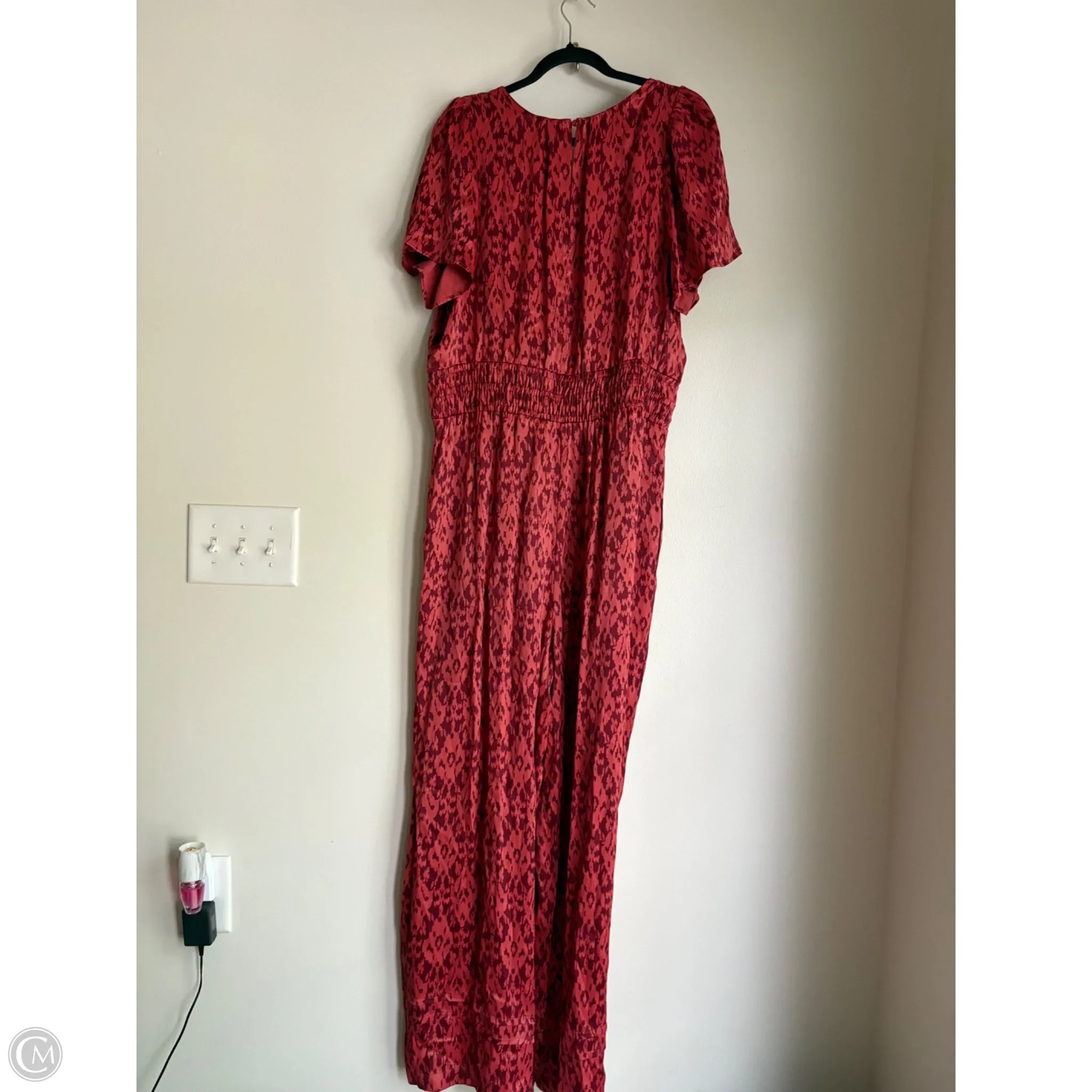 Jumpsuit By Anthropologie In Orange, Size: Xl - Image 2