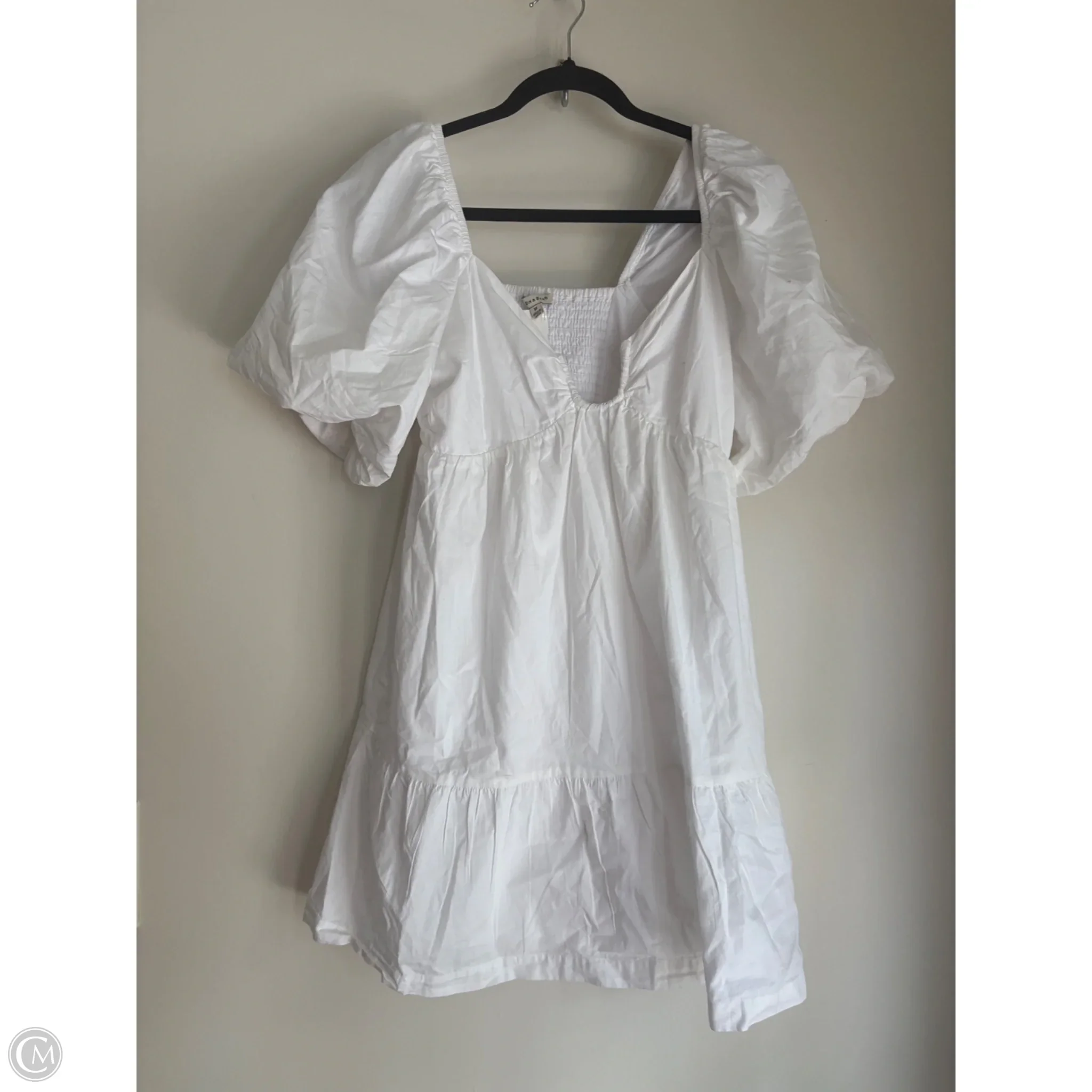 Dress Casual Midi By Sim & Sam In White, Size: M - Image 1