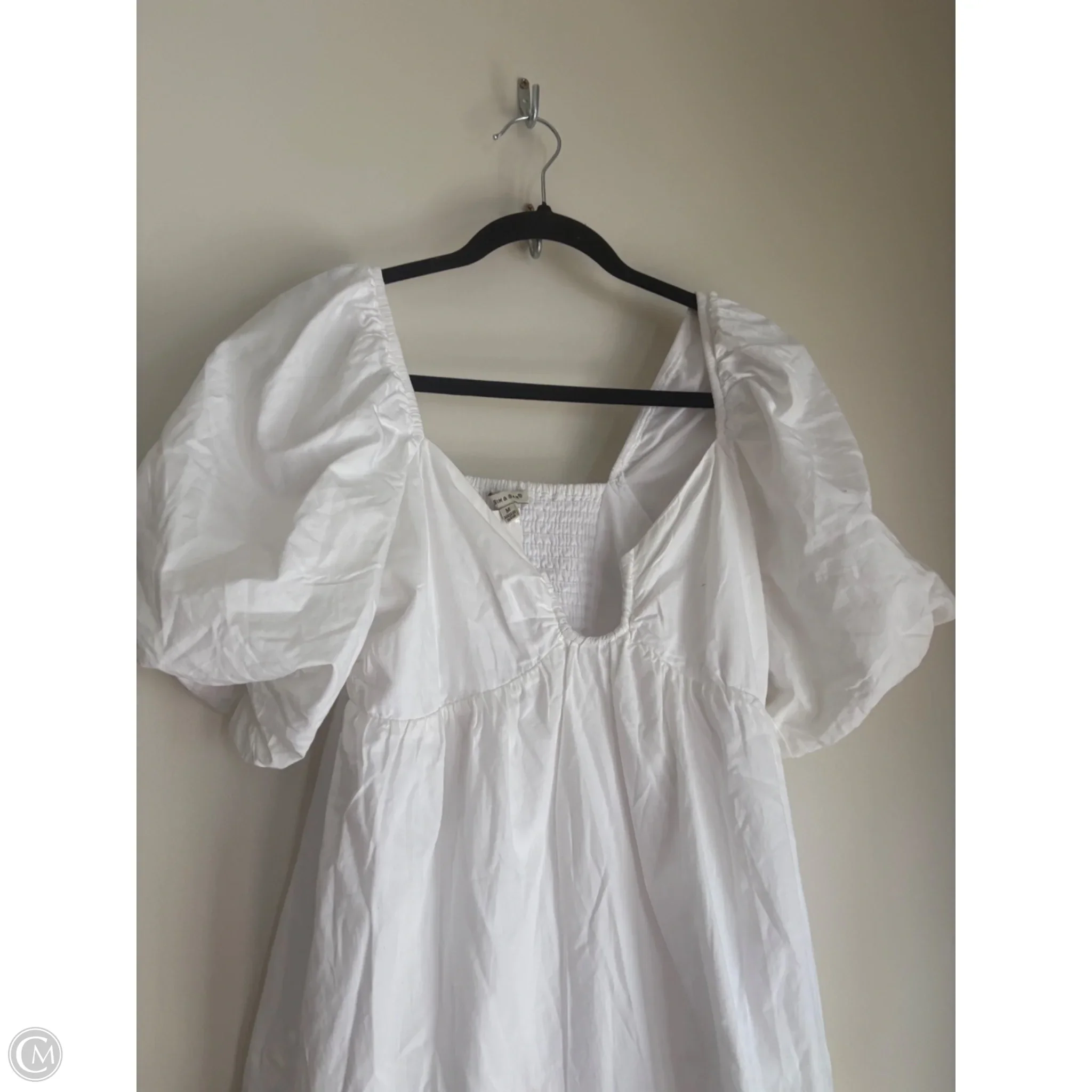 Dress Casual Midi By Sim & Sam In White, Size: M - Image 3