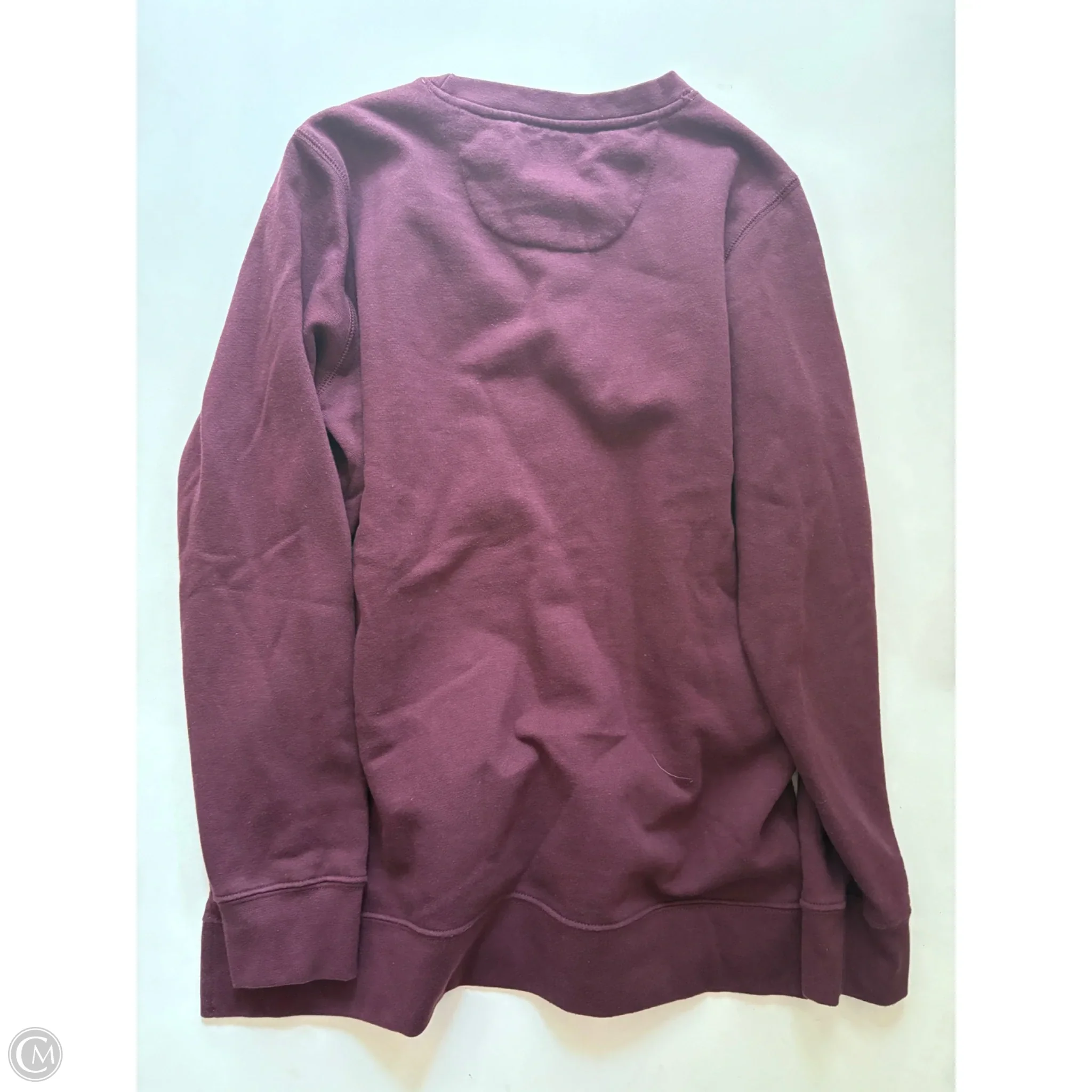 Sweatshirt Crewneck By Orvis In Maroon, Size: S - Image 2