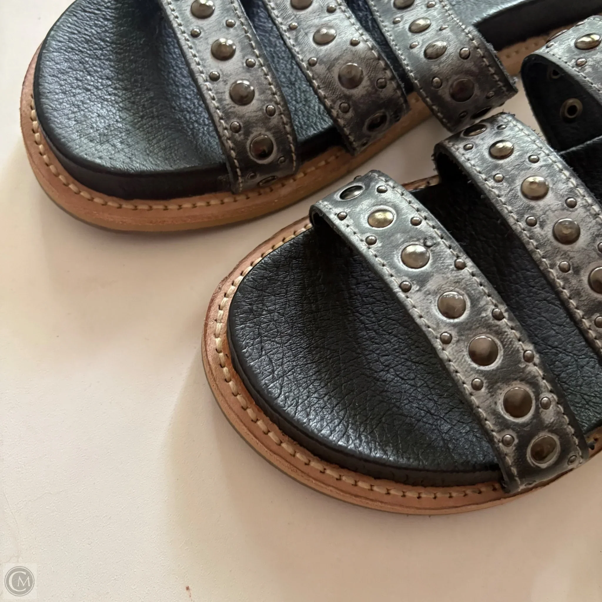 Sandals Heels Block By Freebird In Black, Size: 7 - Image 3