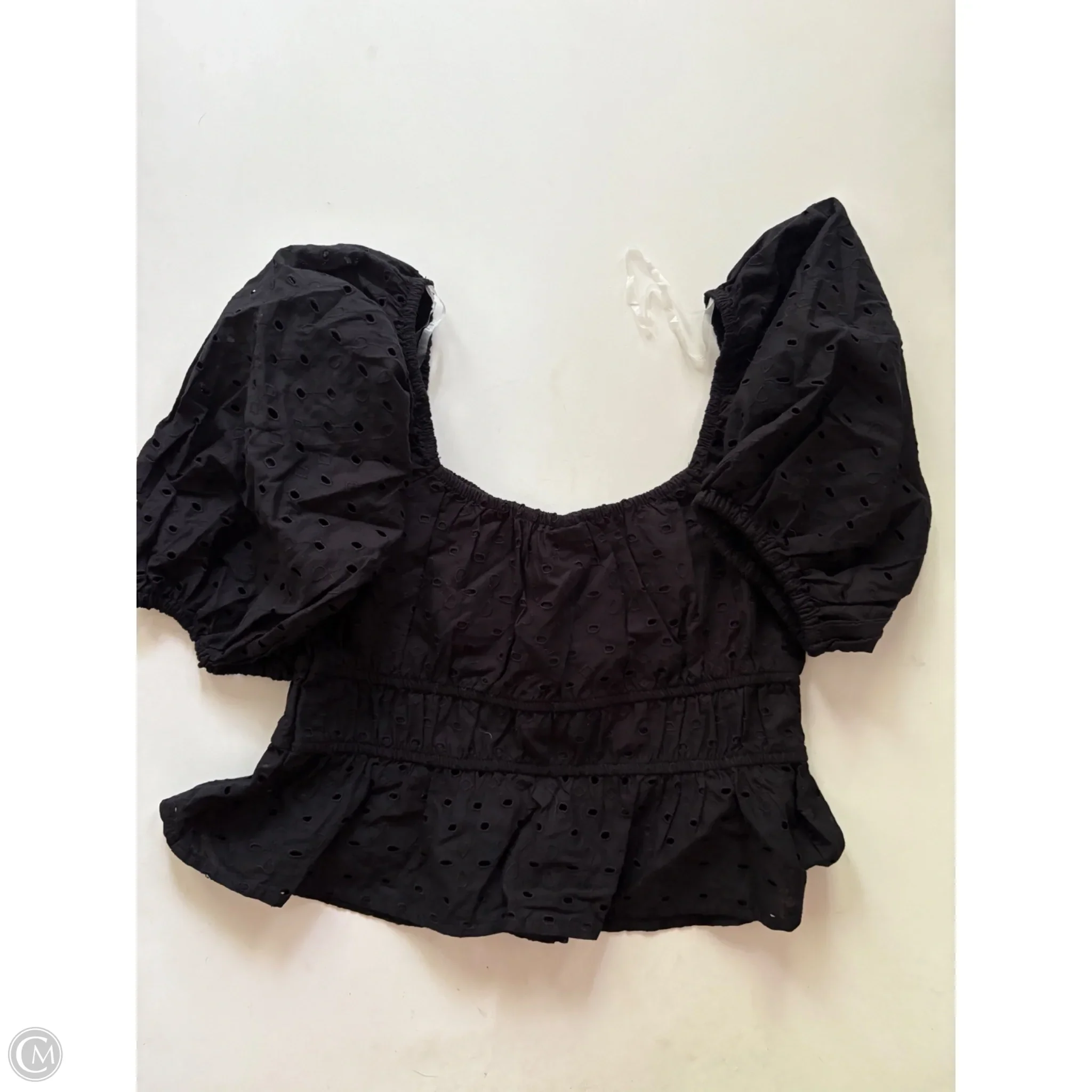 Top Short Sleeve By A New Day In Black, Size: M - Image 2