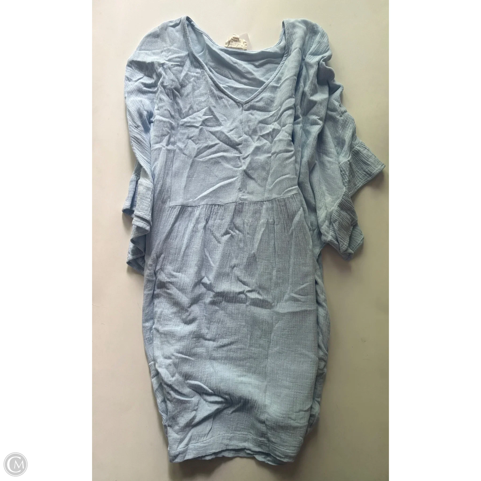 Dress Casual Midi By Before In Blue, Size: L - Image 1