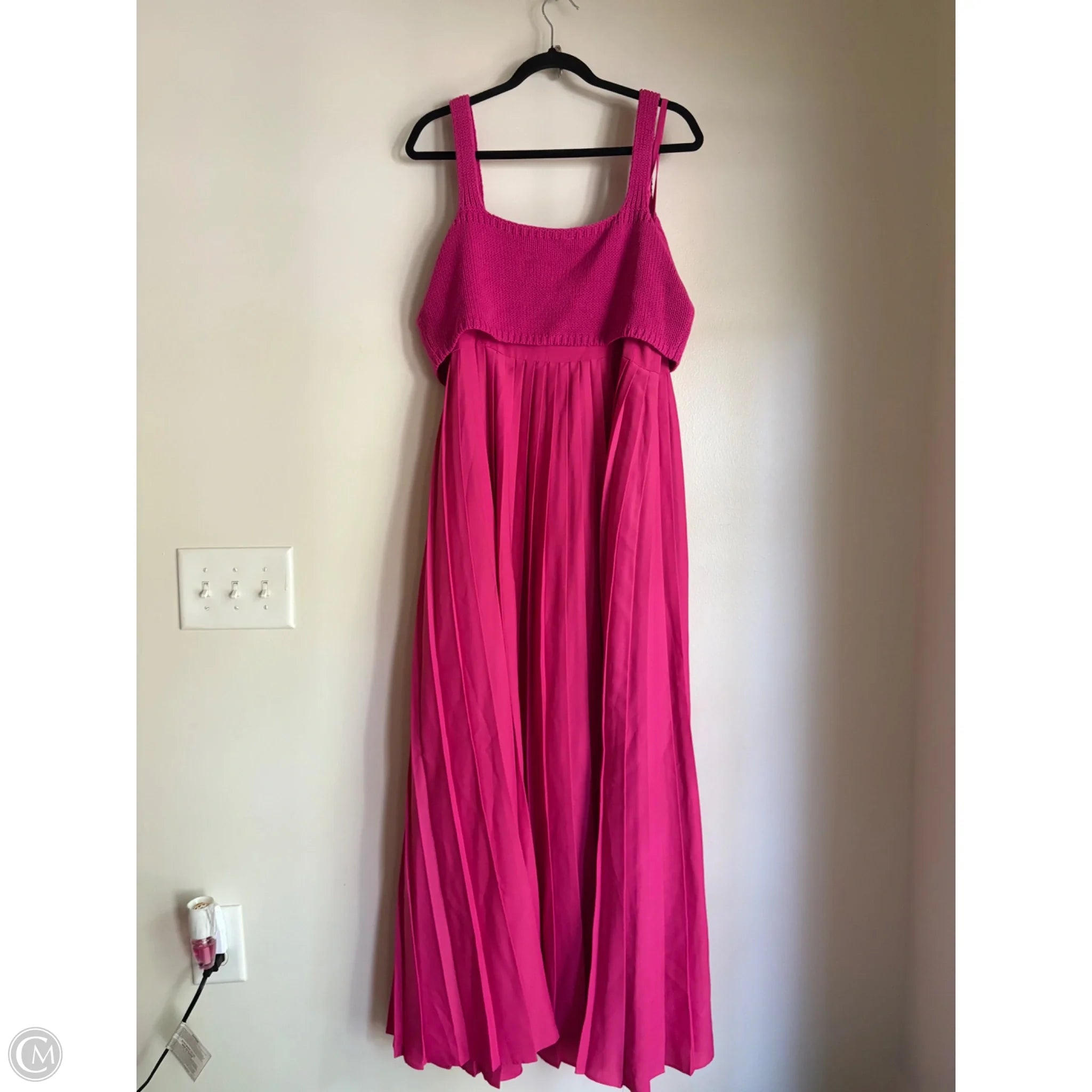 Dress Party Long By Anthropologie In Pink, Size: 1x - Image 2