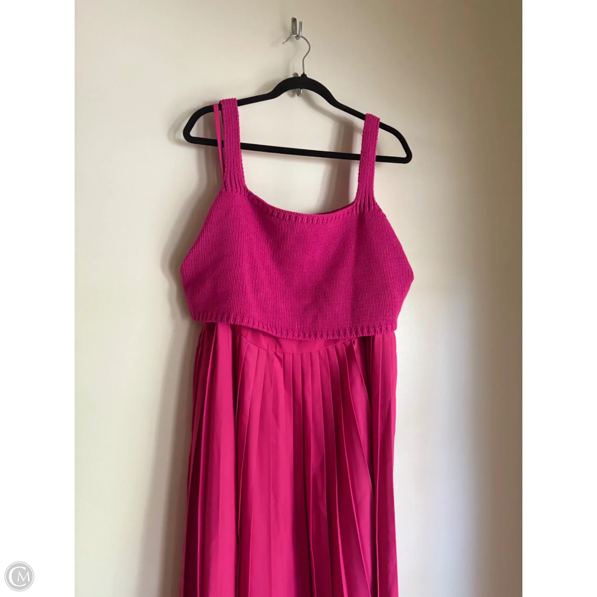 Dress Party Long By Anthropologie In Pink, Size: 1x - Image 3