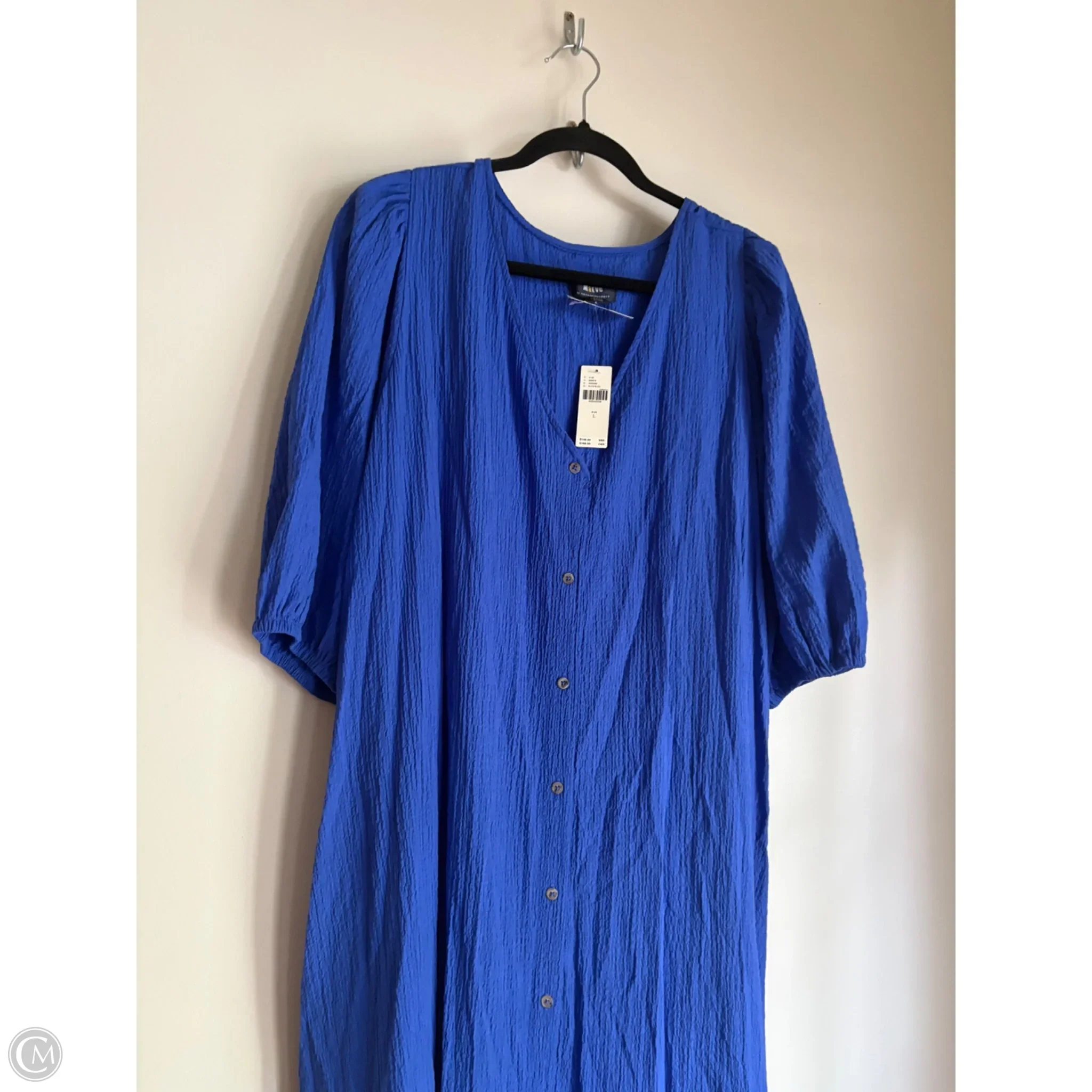 Dress Casual Maxi By Maeve In Blue, Size: L - Image 3
