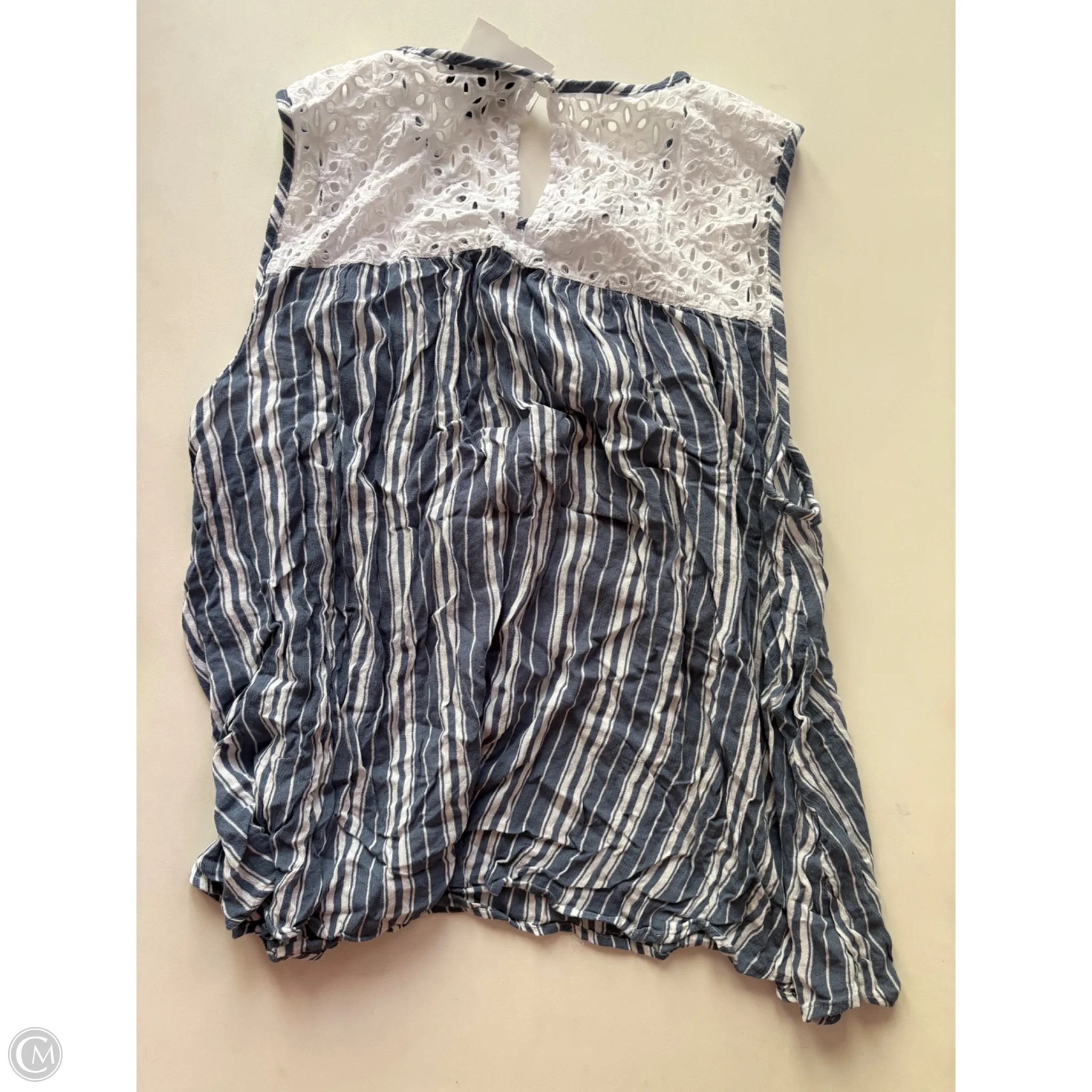Top Sleeveless By Lane Bryant In Striped Pattern, Size: 1x - Image 2