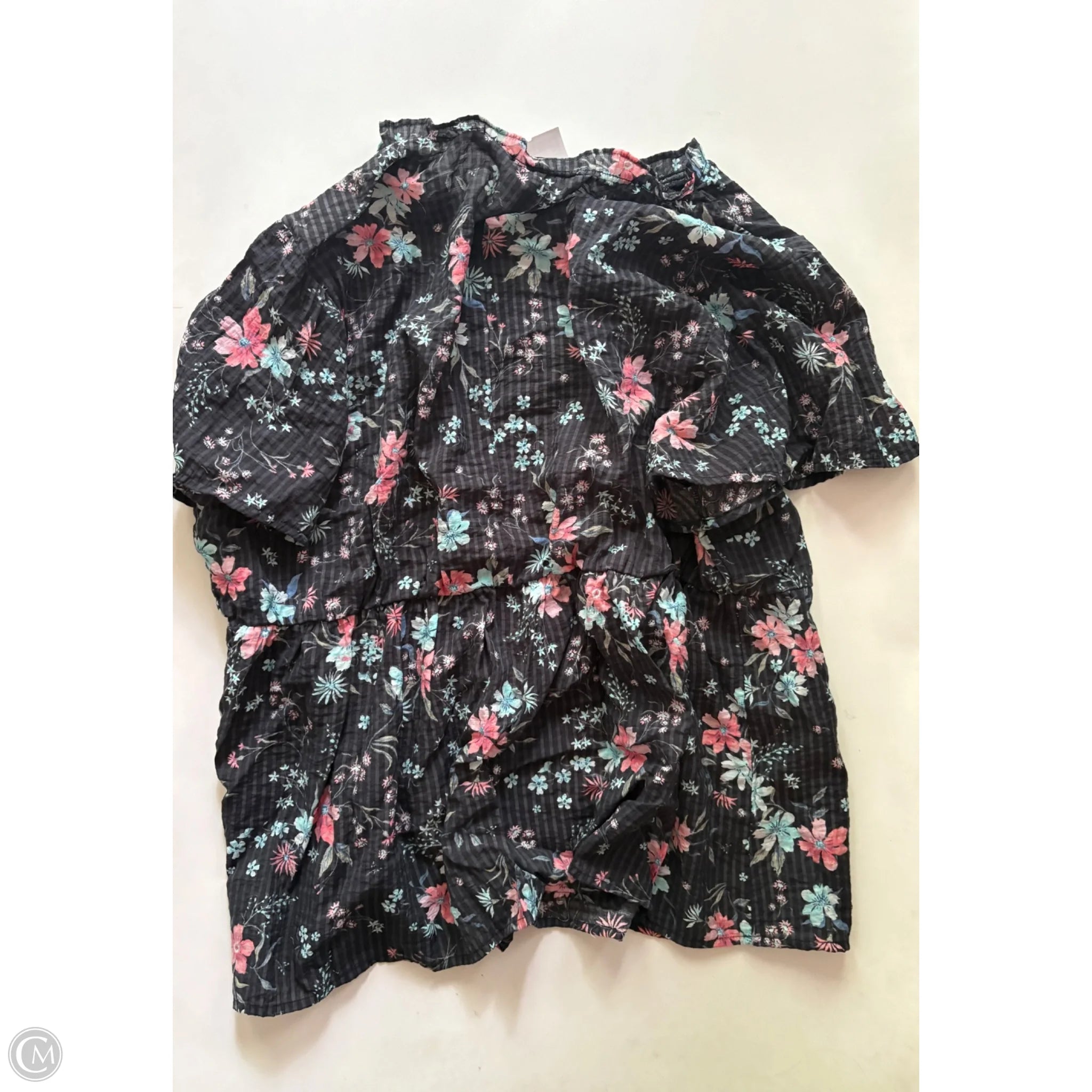 Top Short Sleeve By Lane Bryant In Floral Print, Size: 1x - Image 2