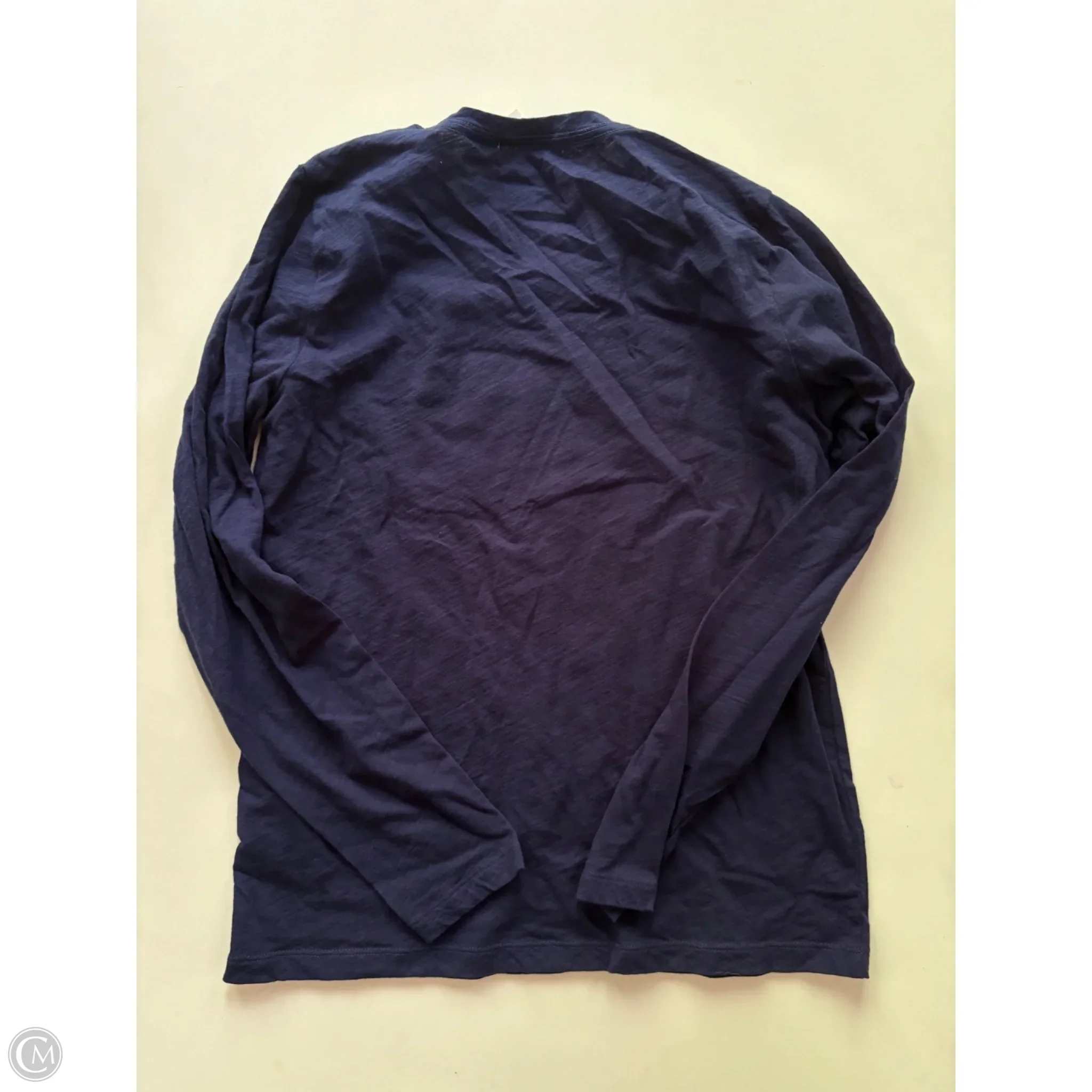 Top Long Sleeve By J. Crew In Navy, Size: M - Image 2