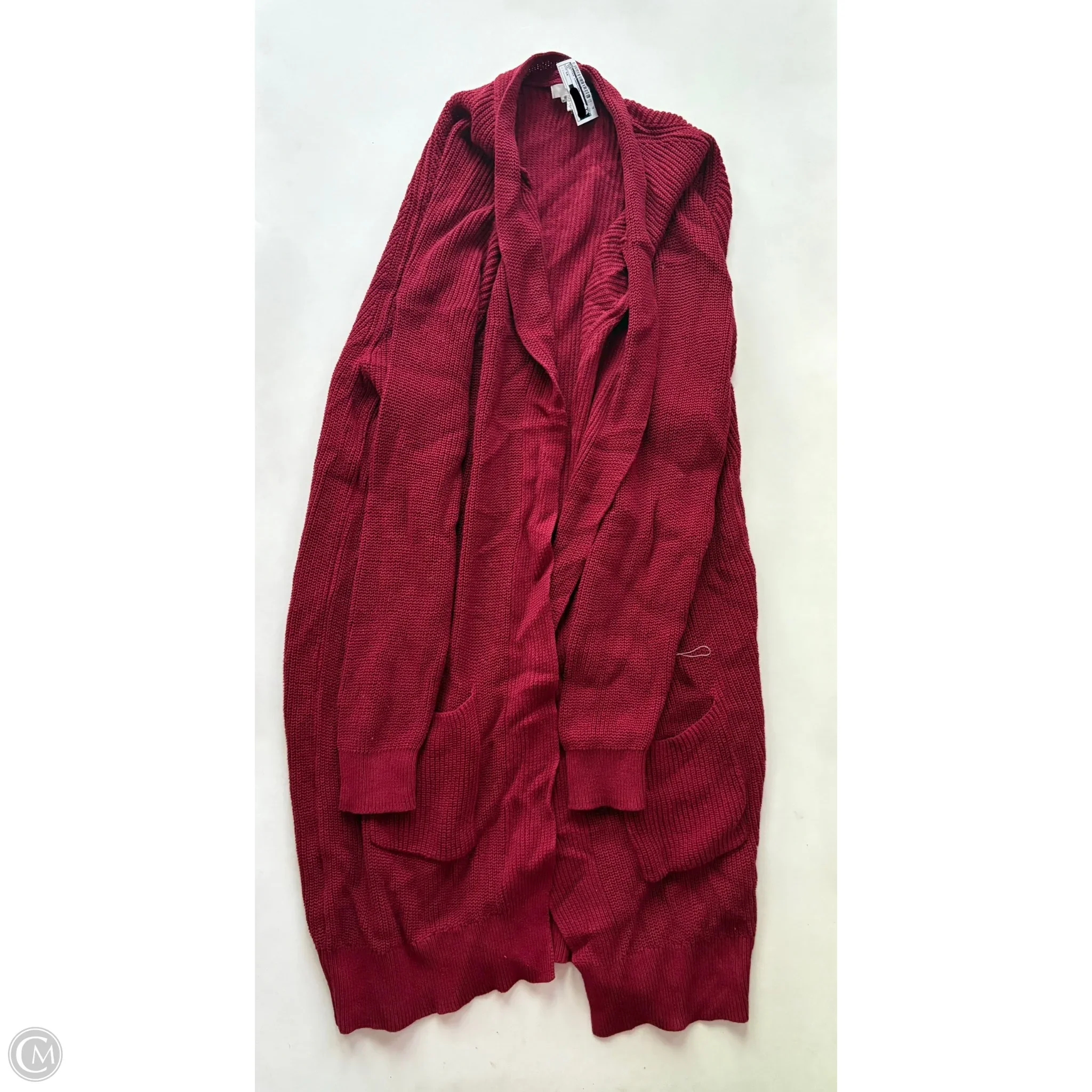 Sweater Cardigan By Bp In Red, Size: 1x - Image 1
