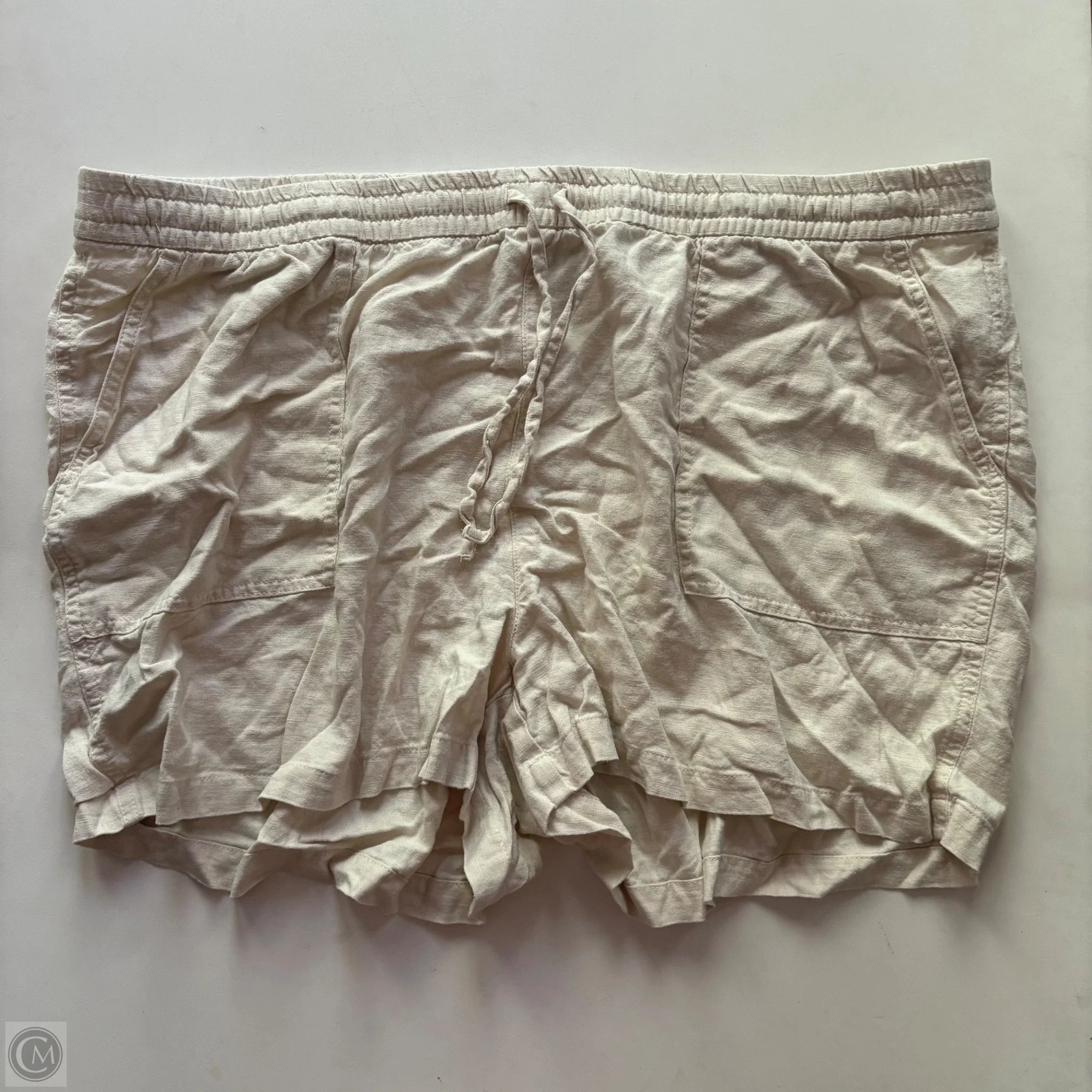 Shorts By J. Crew In Cream, Size: 22 - Image 1