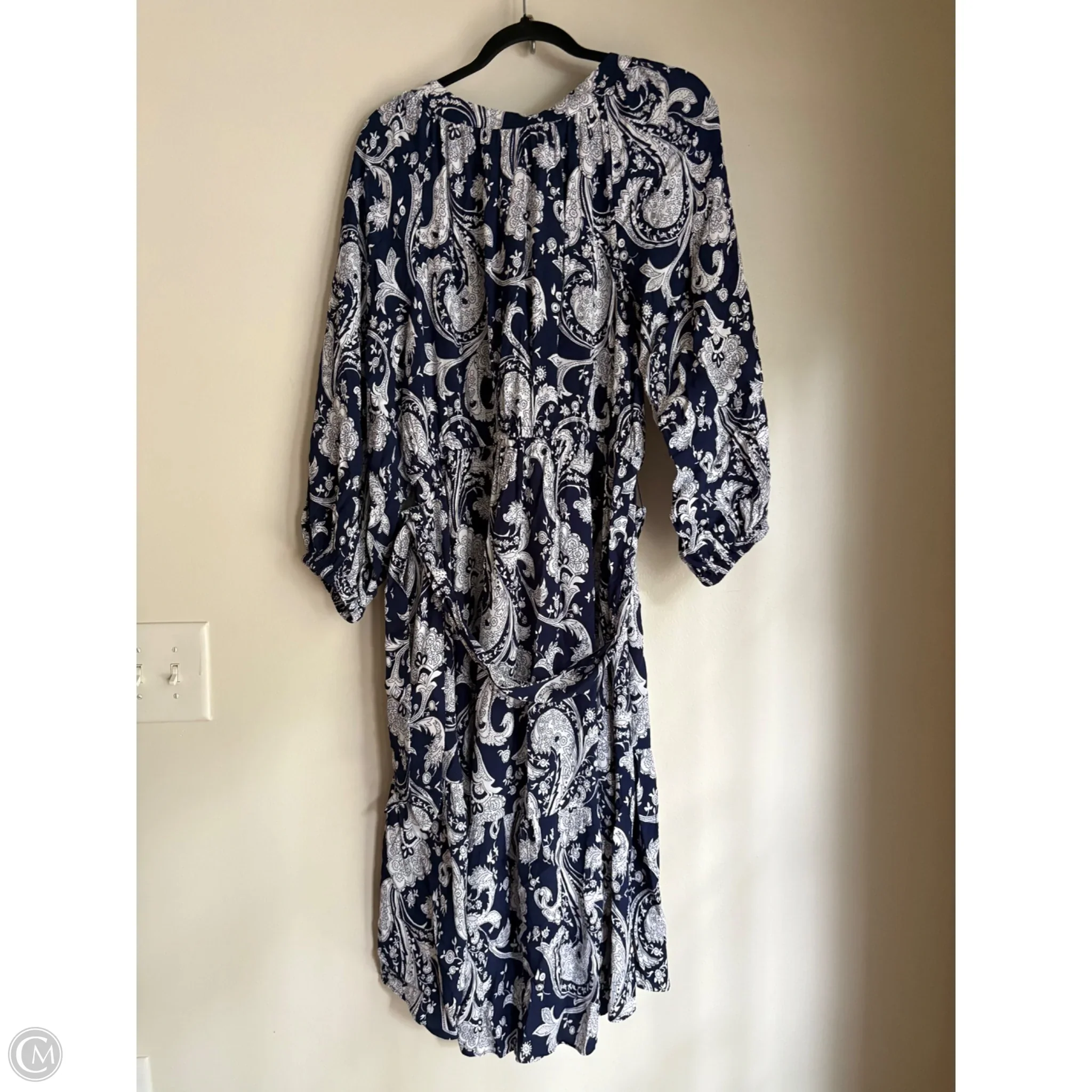 Dress Work By Talbots In Navy, Size: L - Image 2