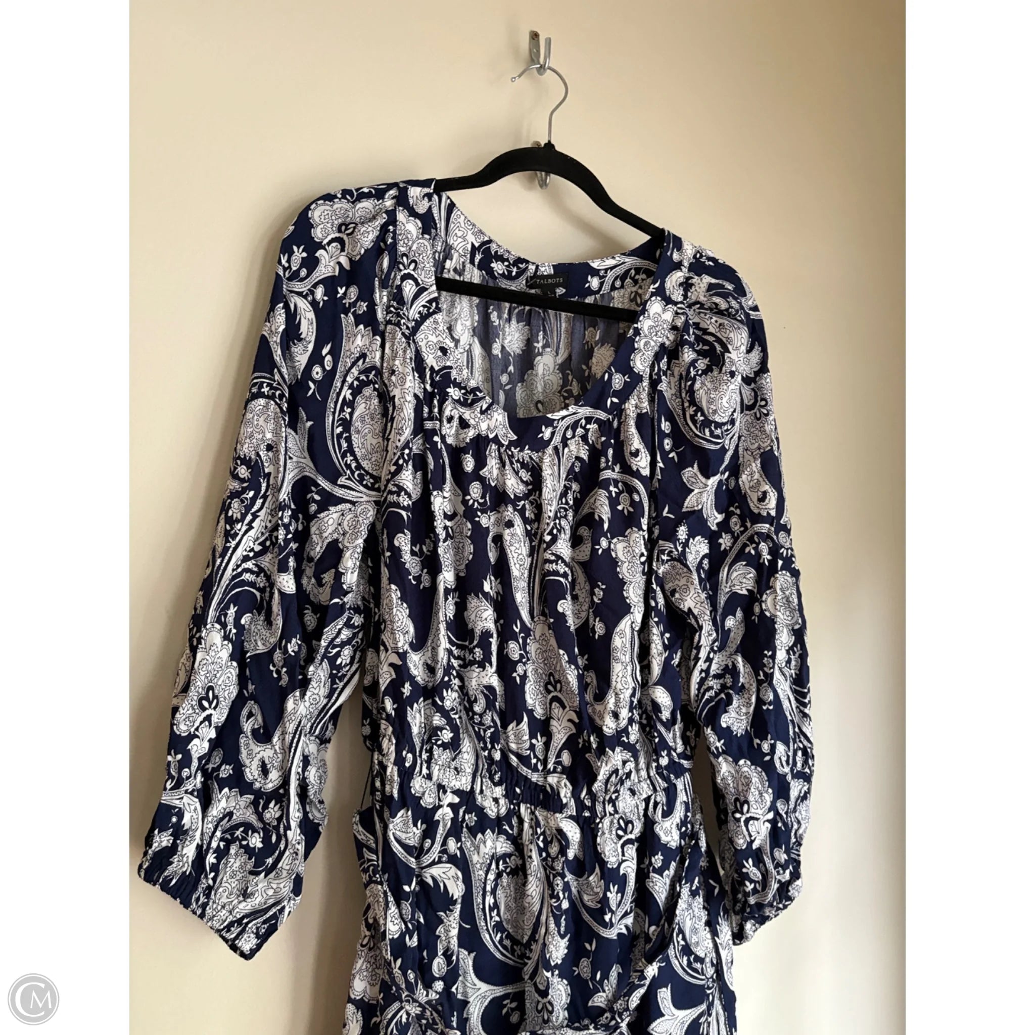 Dress Work By Talbots In Navy, Size: L - Image 3