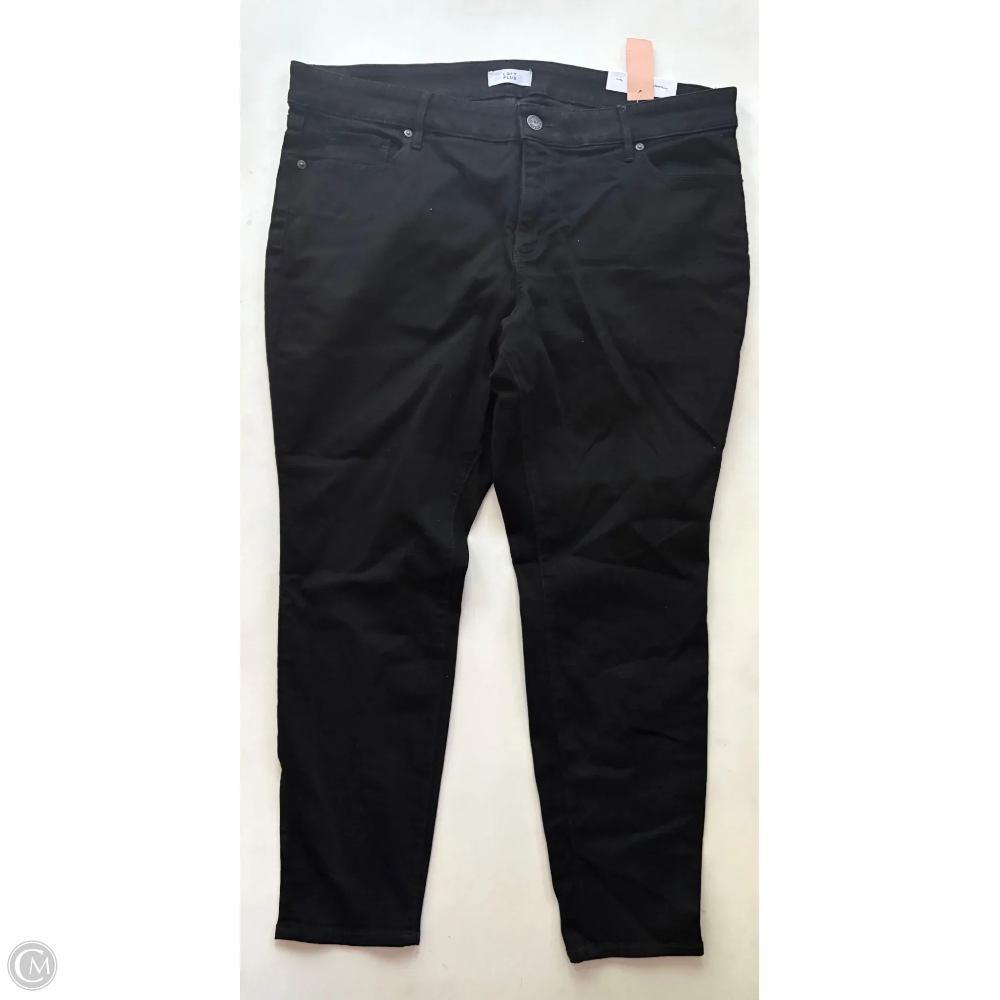 Jeans Skinny By Loft In Black, Size: 20 - Image 1