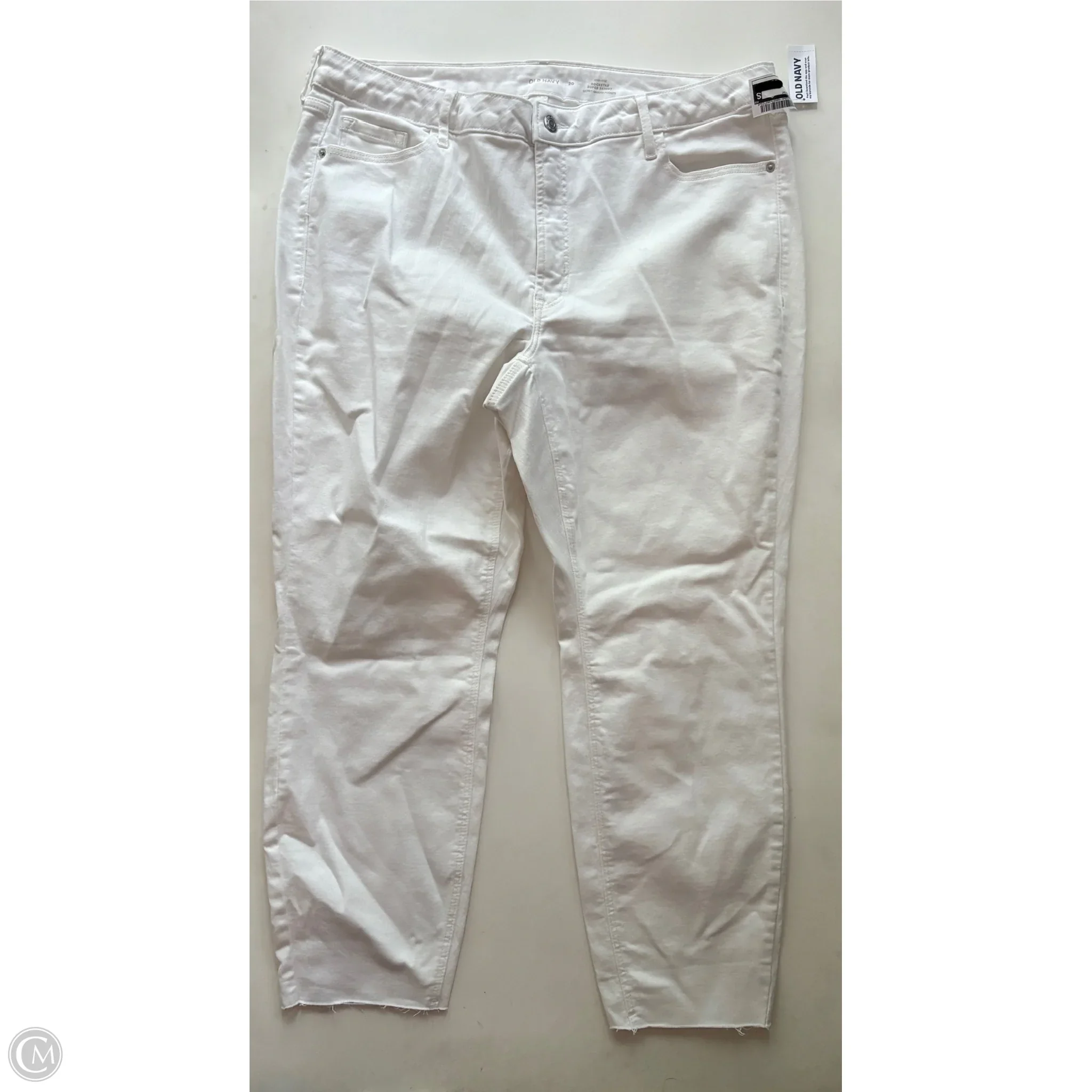 Jeans Straight By Old Navy In White, Size: 20 - Image 1