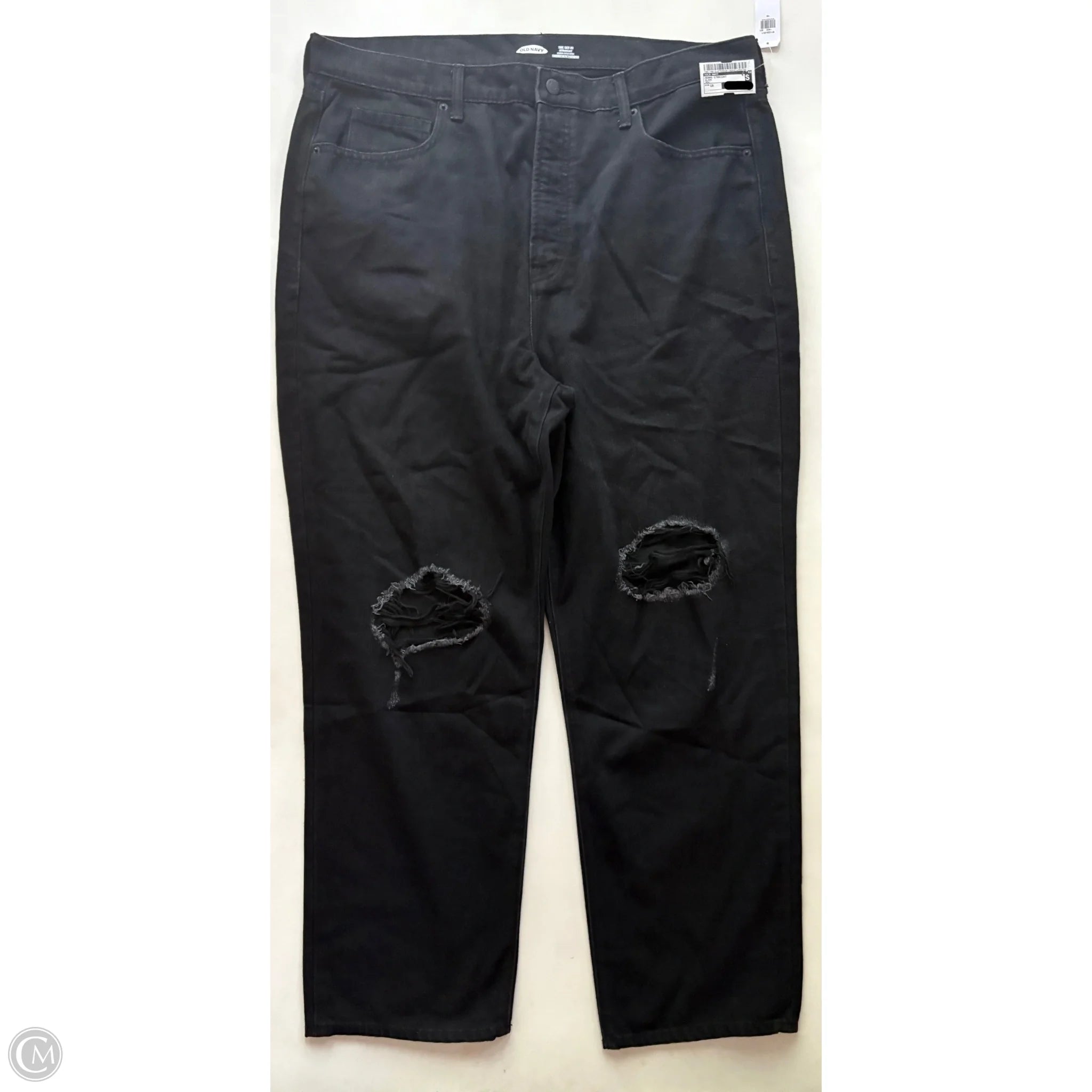 Jeans Straight By Old Navy In Black, Size: 18 - Image 1